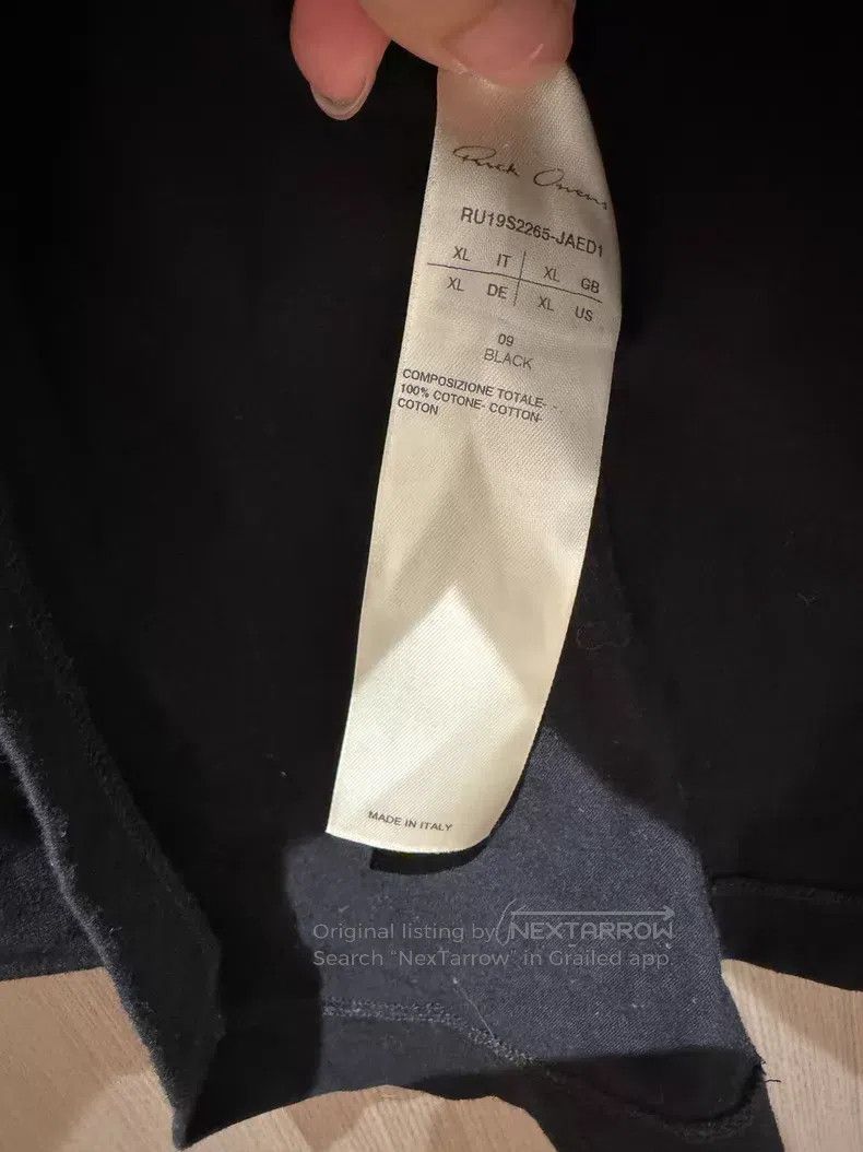 Rick Owens Rick Owens Mainline Studded Black T-Shirt Size US XL / EU 56 / 4 - 2 Thumbnail