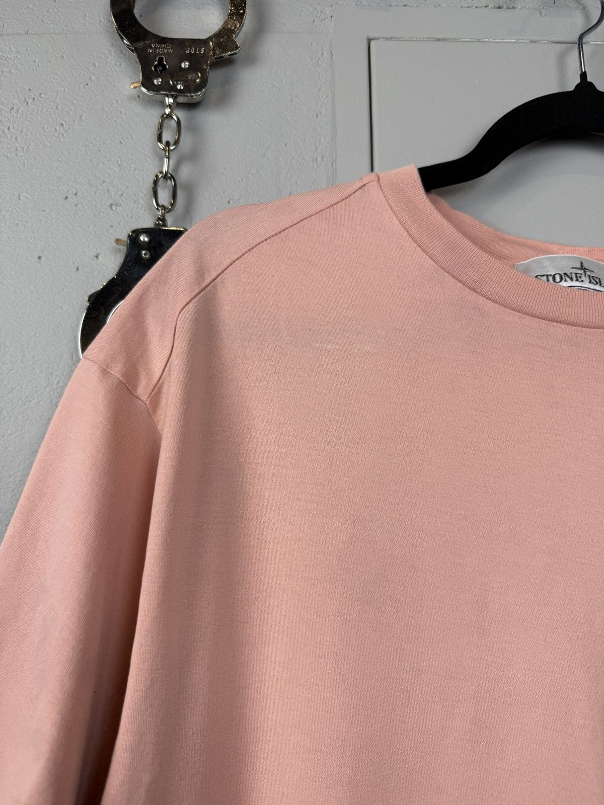 Stone Island Vintage Pink T-shirt Stone Island Size US XL / EU 56 / 4 - 5 Thumbnail