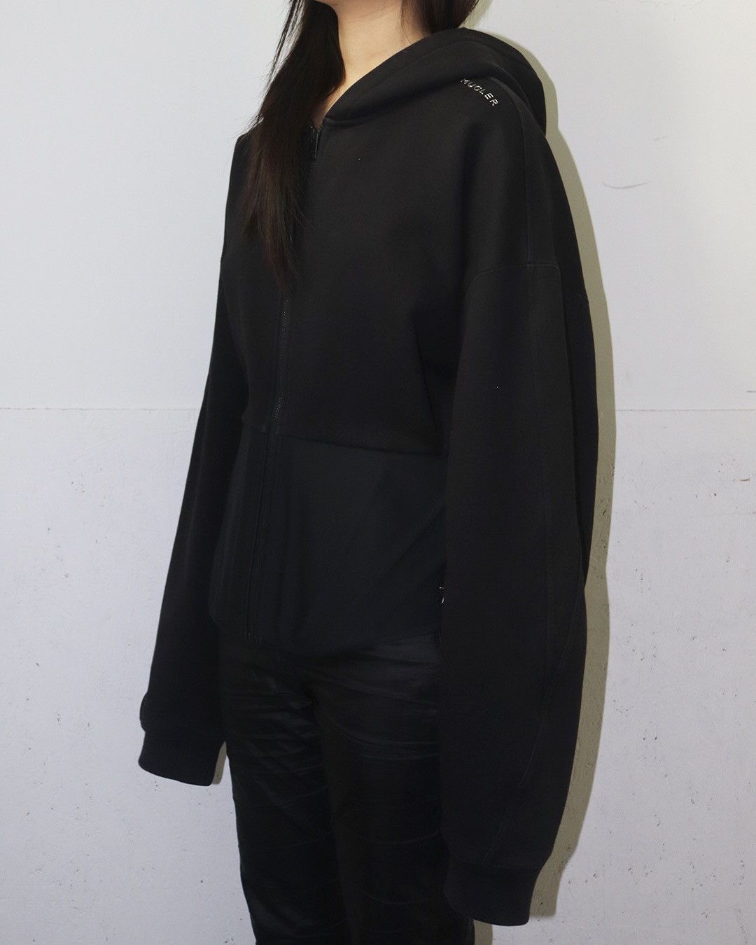 Mugler Mugler x H&M SS23 Corset Waist Hooded Jacket Size L / US 10 / IT 46 - 5 Thumbnail