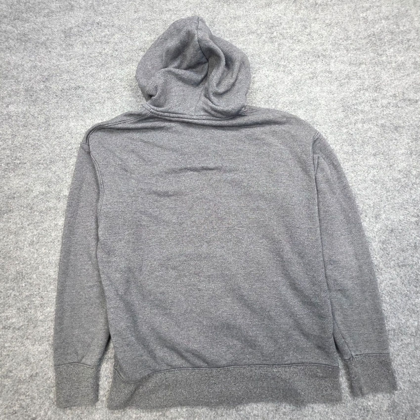 Nike Nike Hoodie Full Zip Mens Medium Gray Swoosh Lined Cotton Size US M / EU 48-50 / 2 - 2 Thumbnail