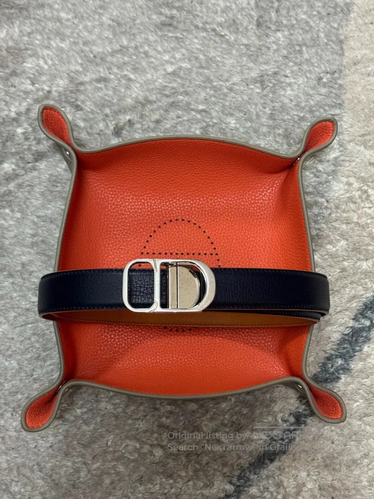 Dior Diorhomme Reversible CD Buckle Leather Belt. Size ONE SIZE - 1 Thumbnail