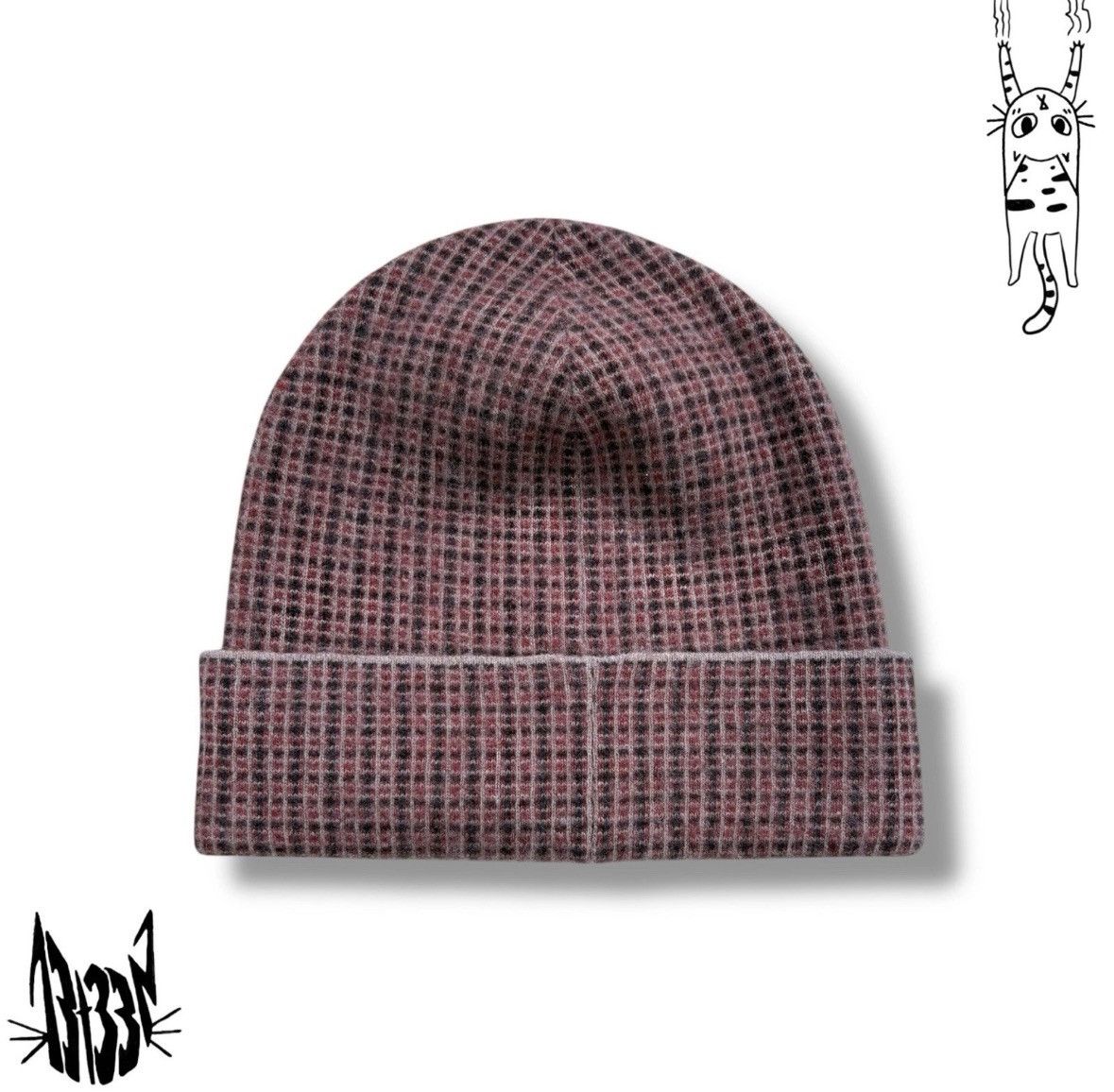 Gucci Gucci Size M Beanie Hats Wool Red Beanie Size ONE SIZE - 2 Thumbnail