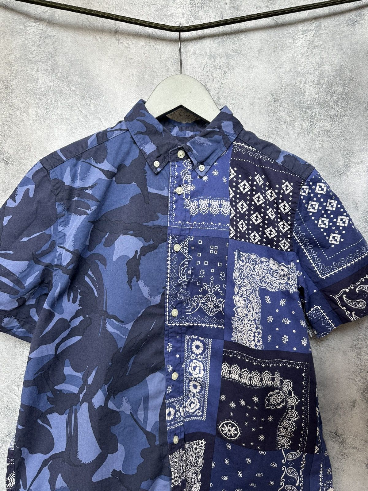 Ralph Lauren Ralph Lauren Bandana Shirt Button Up Short Sleeve Size XL / US 12-14 / IT 48-50 - 5 Thumbnail