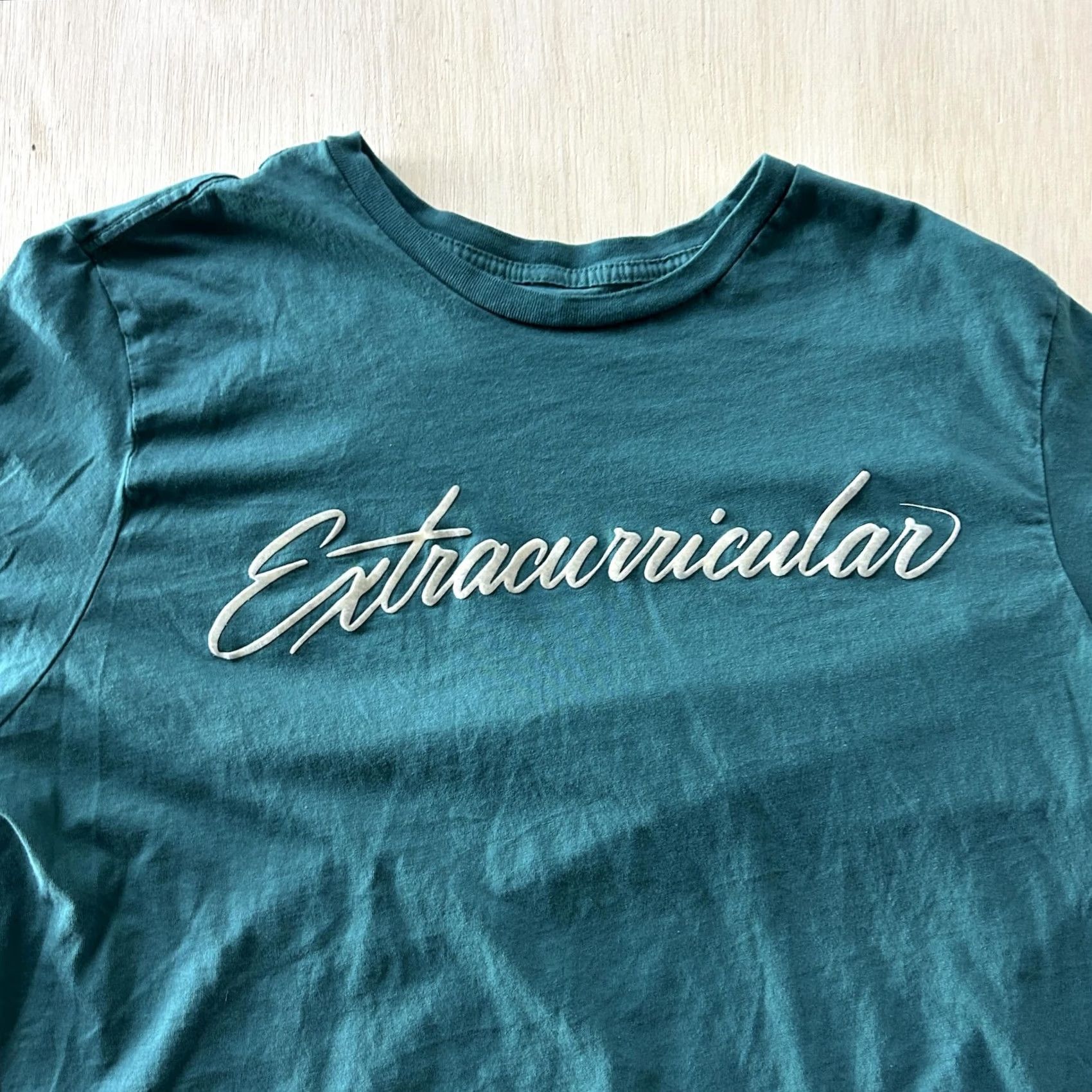 Logo 7 Extracurricular Shirt Mens XL Green Script Logo Graphic Golf Tee T-Shirt Size US XL / EU 56 / 4 - 2 Thumbnail