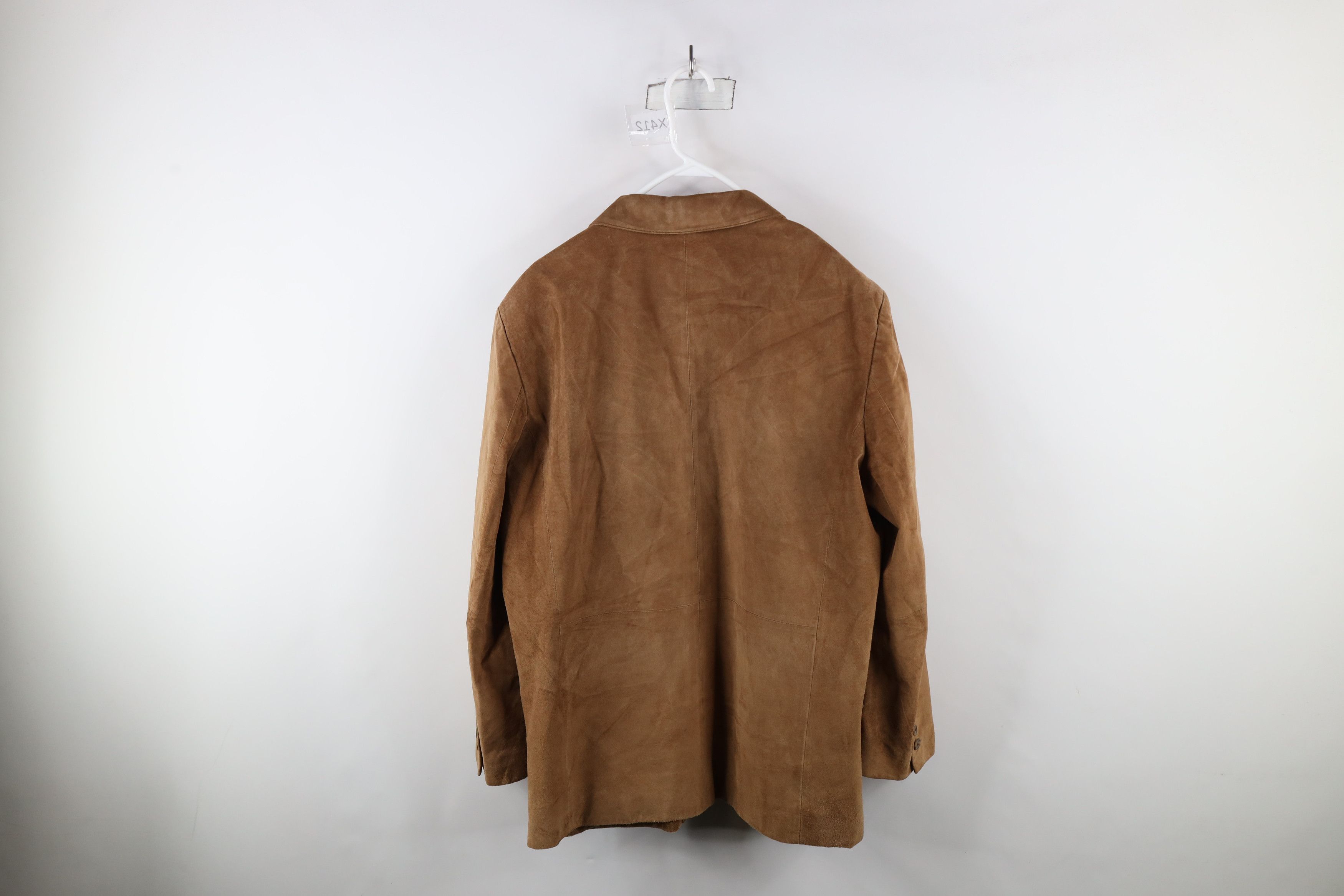 Vintage Vintage 90s Streetwear Leather Blazer Sport Coat Jacket Size US S / EU 44-46 / 1 - 17 Thumbnail
