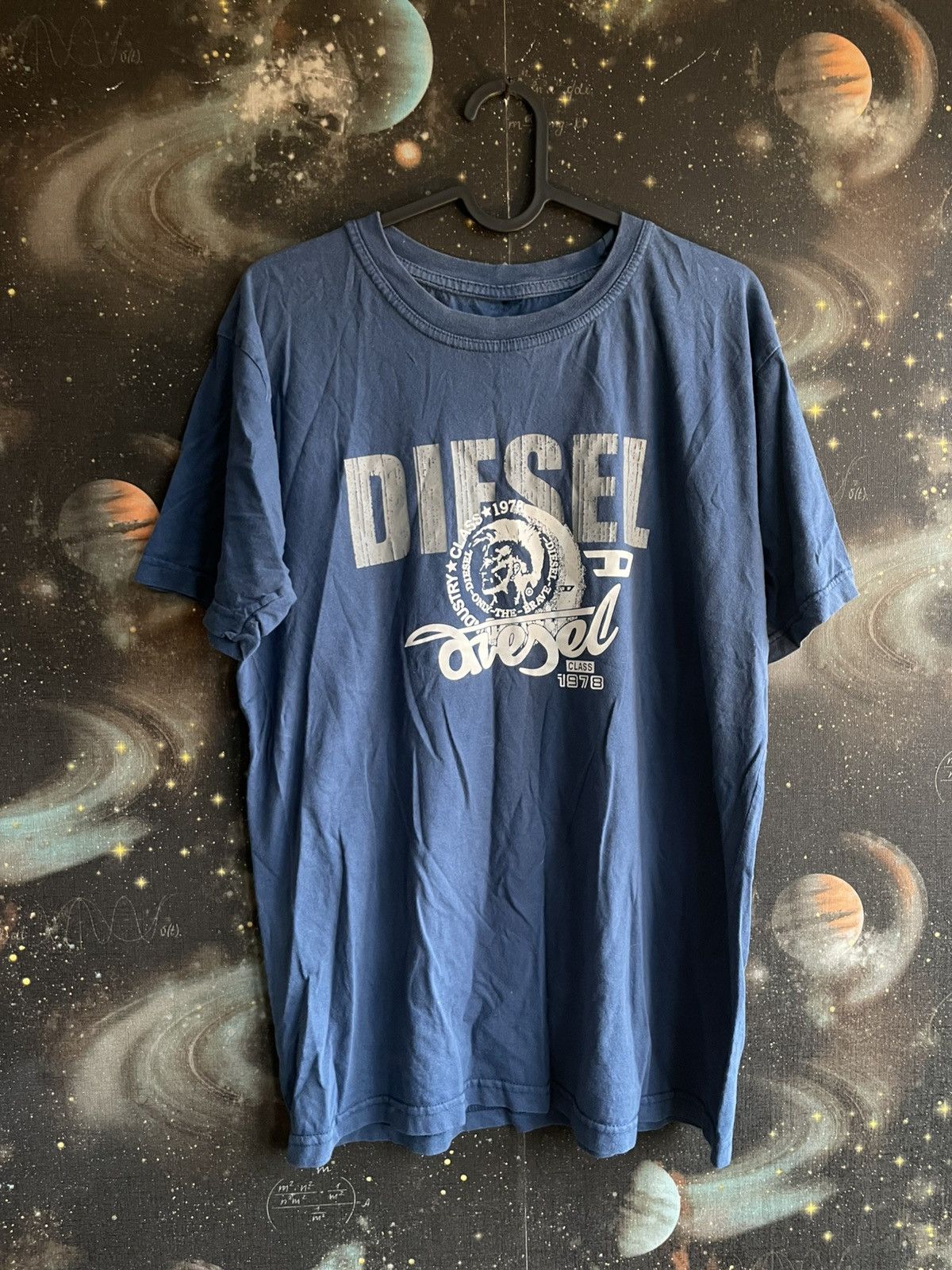 Diesel × Vintage VINTAGE Y2K DIESEL JAPANESE AMAZING FADED NAVY RARE T SHIRT Size US M / EU 48-50 / 2 - 1 Thumbnail