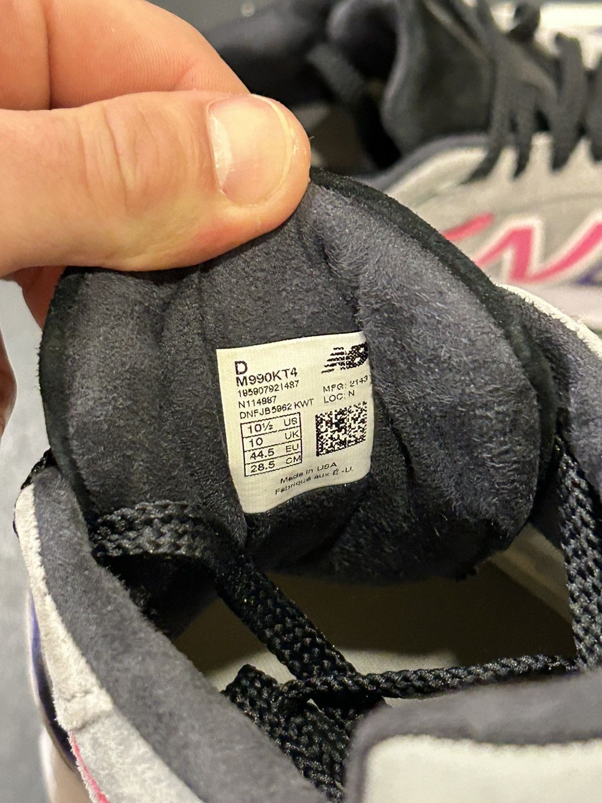 New Balance New Balance 990v4 Kith United Arrows & Sons Size US 10.5 / EU 43-44 - 6 Thumbnail