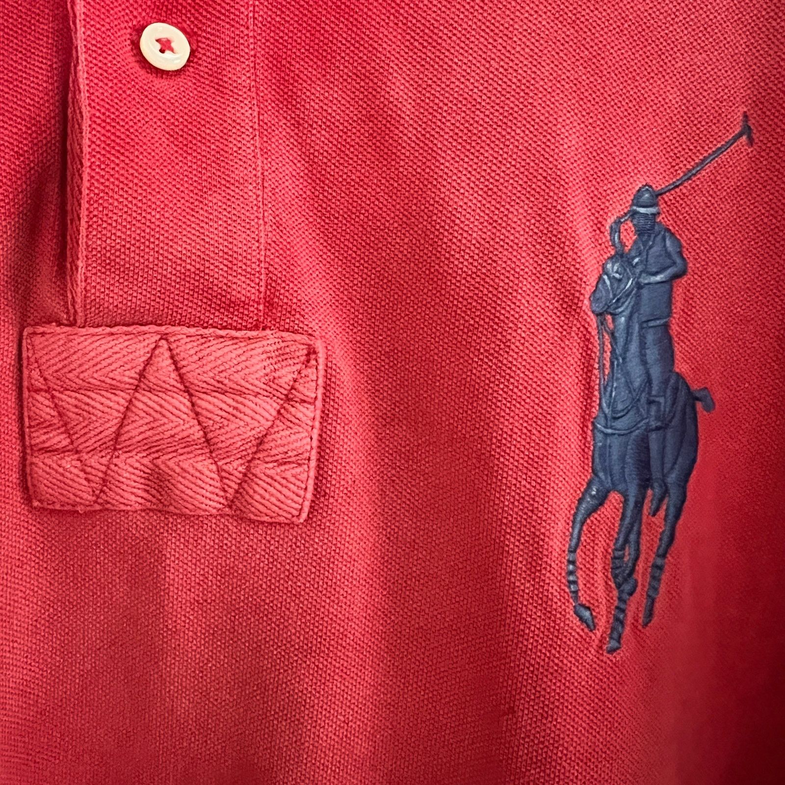 Polo Ralph Lauren Polo Ralph Lauren Big Pony Rugby Red Shirt Jersey 25x32 Size US XXL / EU 58 / 5 - 5 Thumbnail