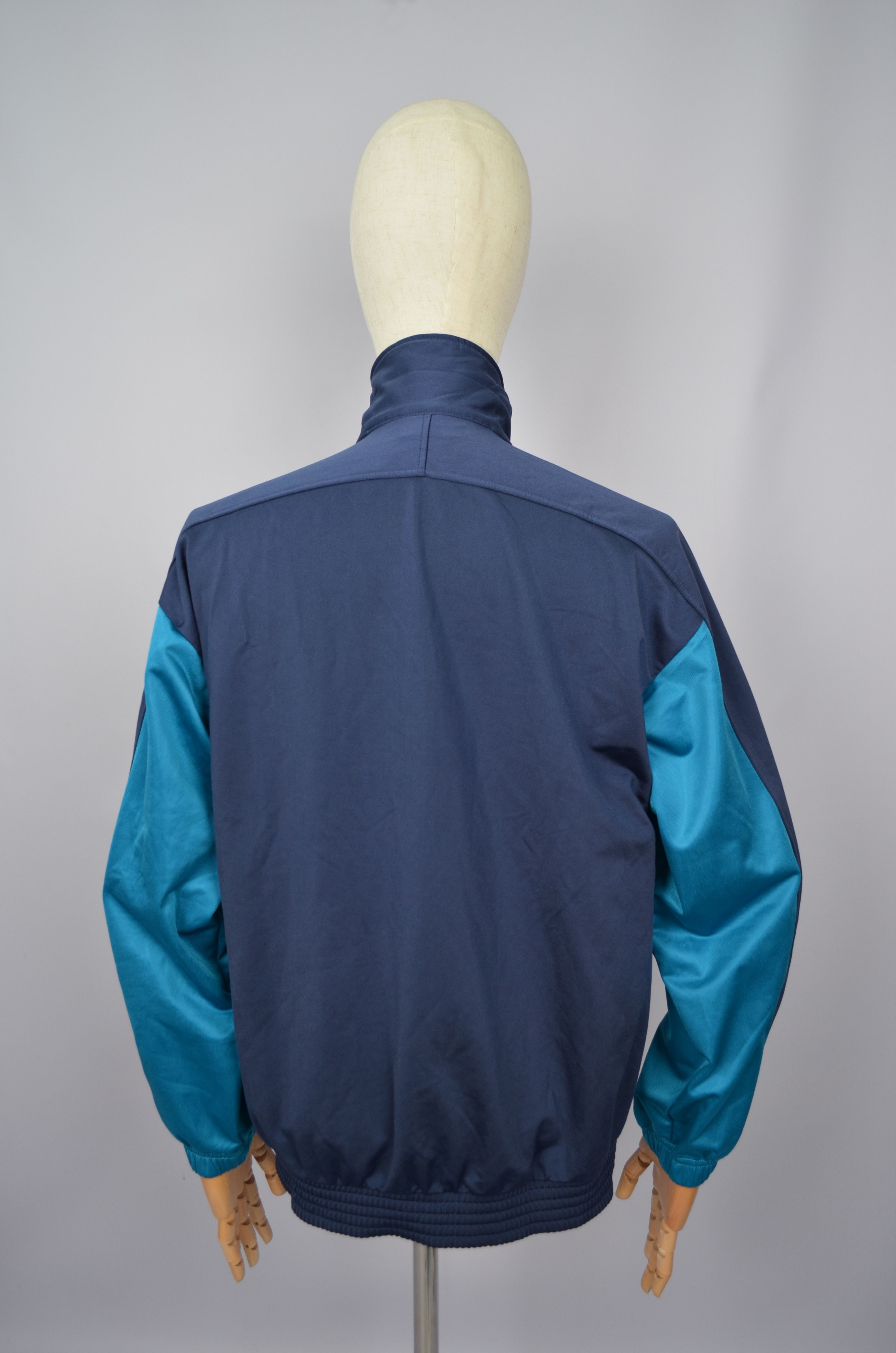 Designer × Sergio Tacchini × Vintage Sergio Tacchini Track Top Jacket Full Zip Size L Vintage 90s Size US L / EU 52-54 / 3 - 9 Thumbnail