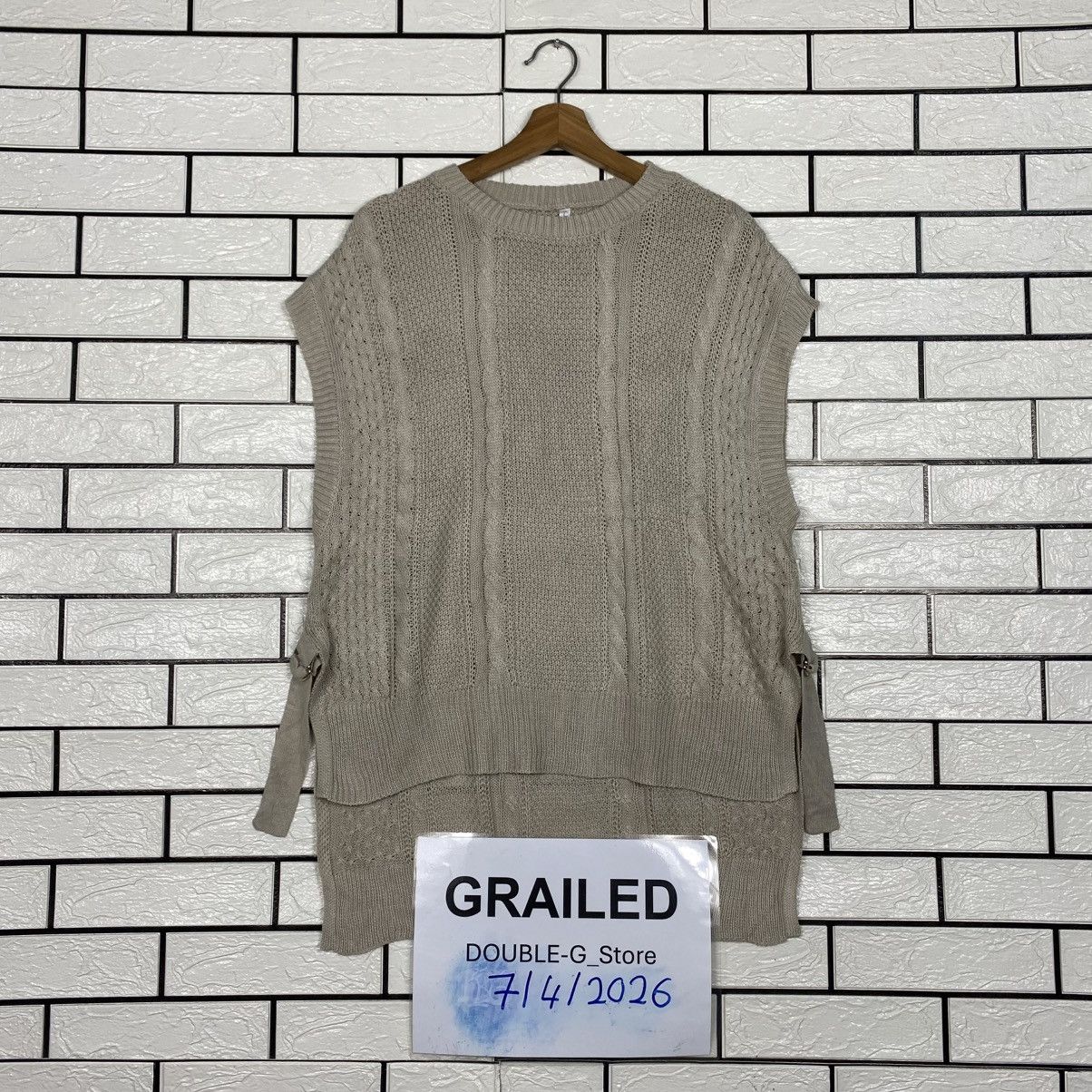 Japanese Brand 📌Vintage Knit Sweatshirt Unbranded Issey Miyake Size US L / EU 52-54 / 3 - 1 Thumbnail