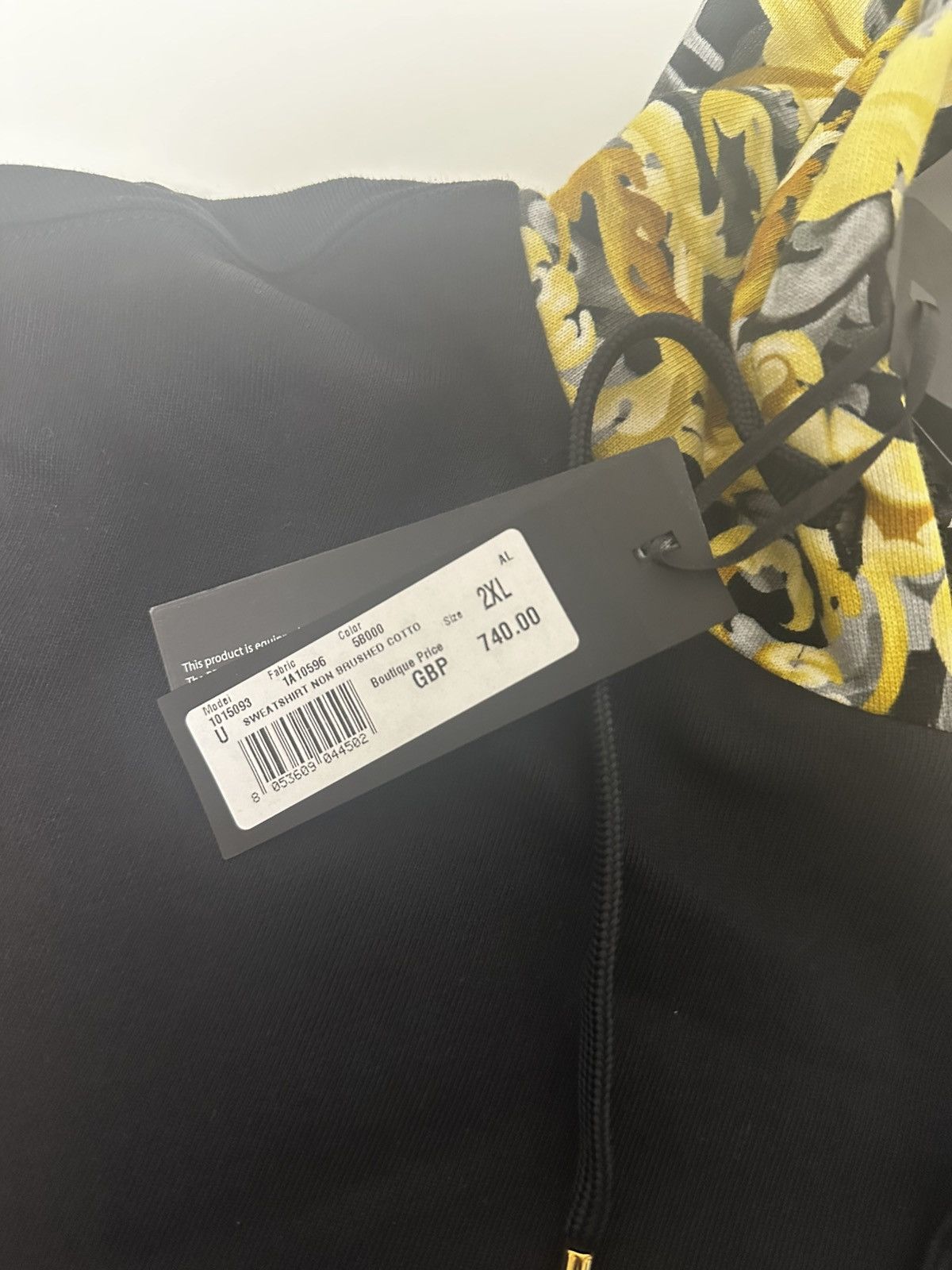 Versace Versace Black Hoodie Size US XXL / EU 58 / 5 - 6 Thumbnail