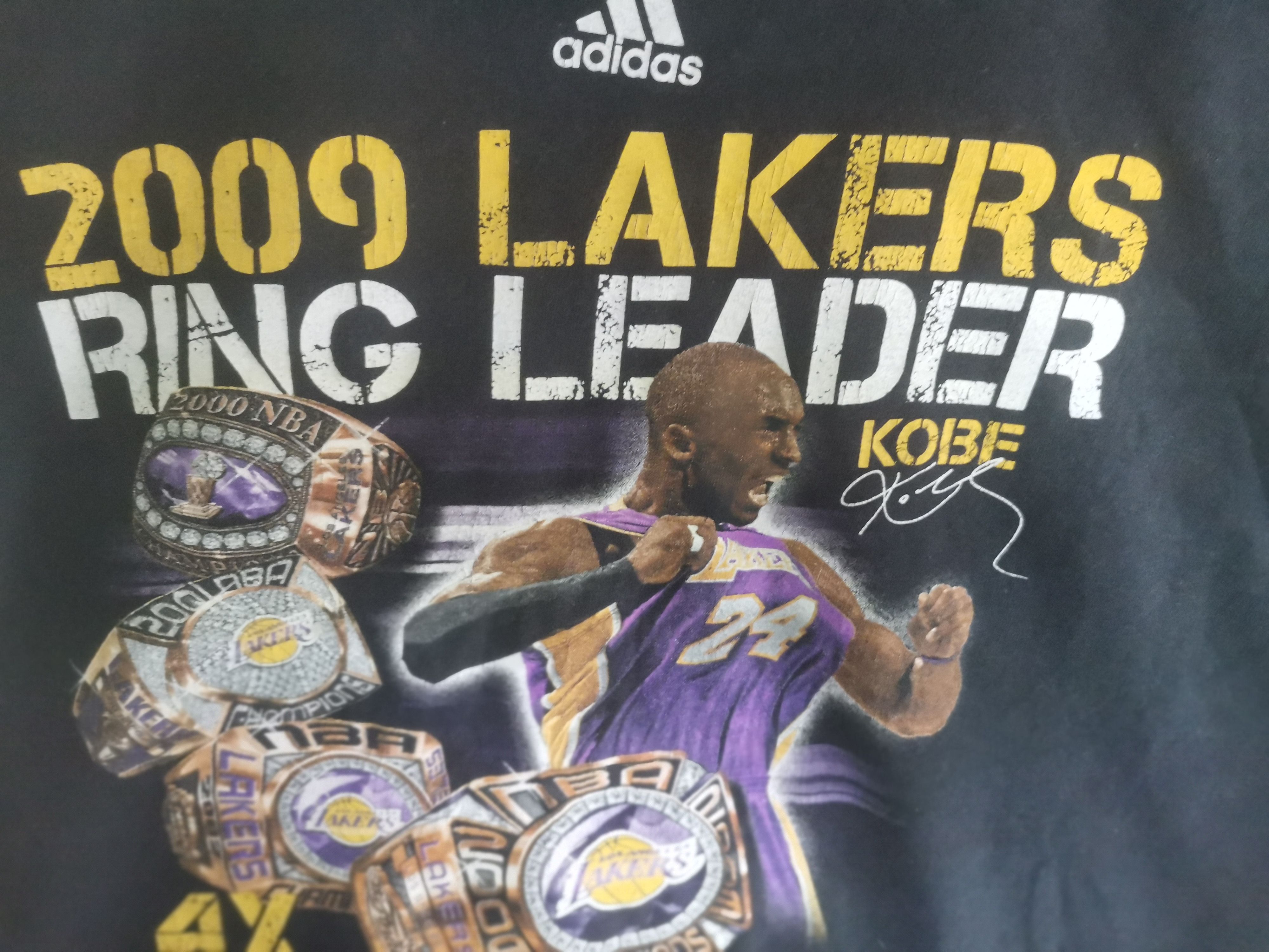 Adidas × Vintage Rare vintage Adidas X Kobe Bryant t-shirt Size US XXL / EU 58 / 5 - 5 Thumbnail