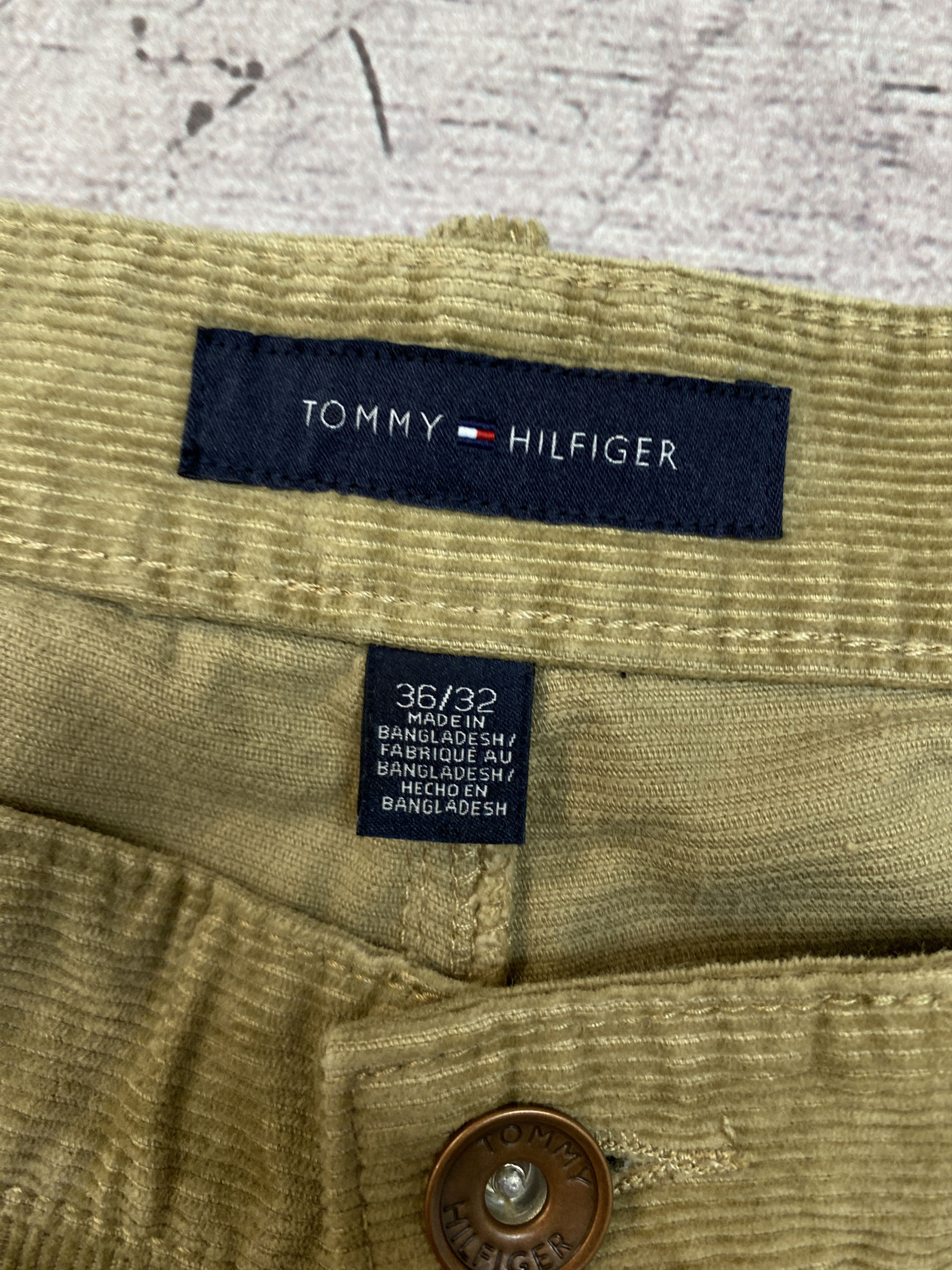 Tommy Hilfiger × Vintage Tommy Hilfiger Vintage Mens Corduroy Chino Pants Size US 36 / EU 52 - 6 Thumbnail