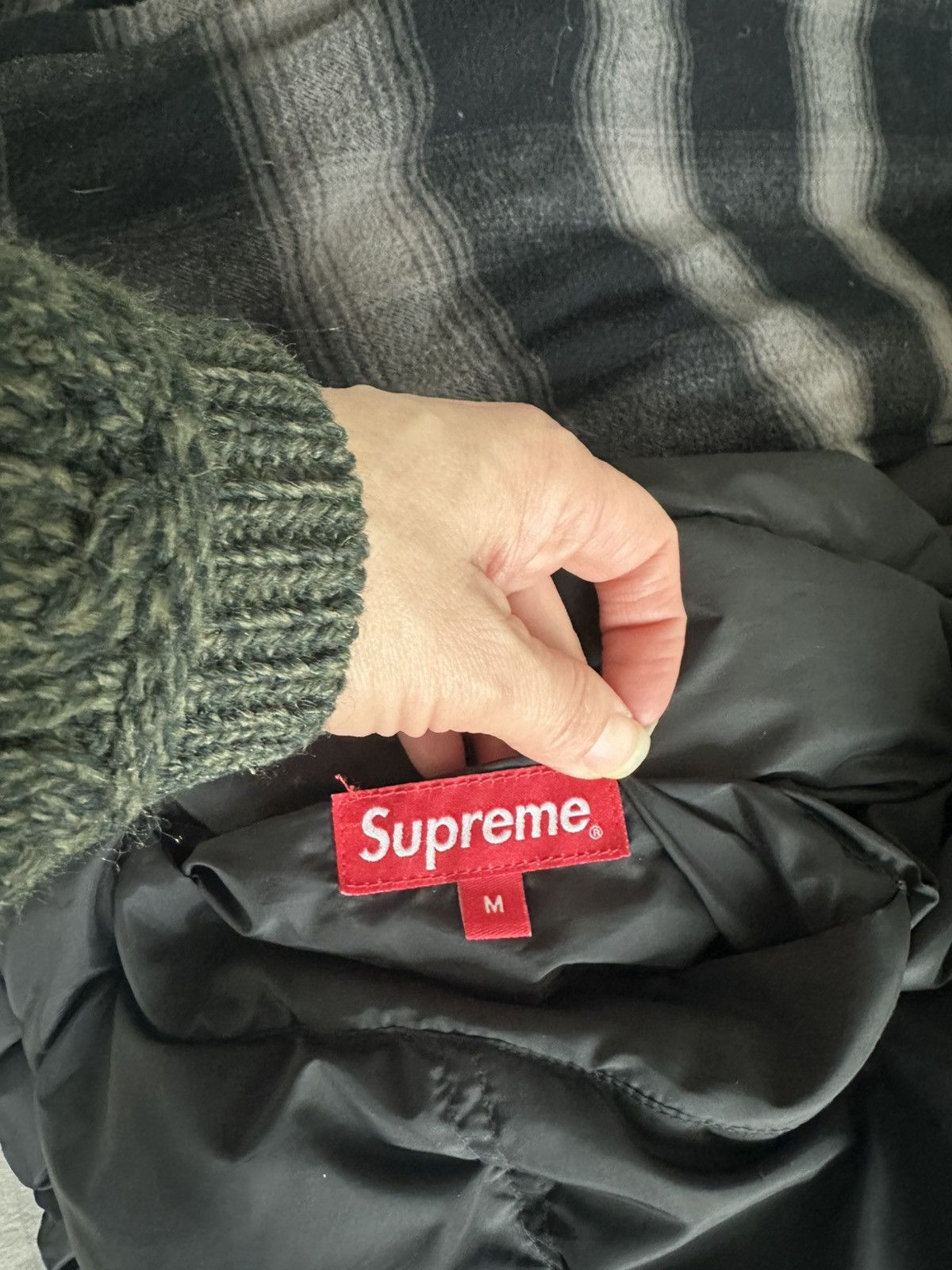Supreme Supreme Reversible Flannel Puffer Down Jacket Plaid A/W 22 Size US M / EU 48-50 / 2 - 6 Thumbnail