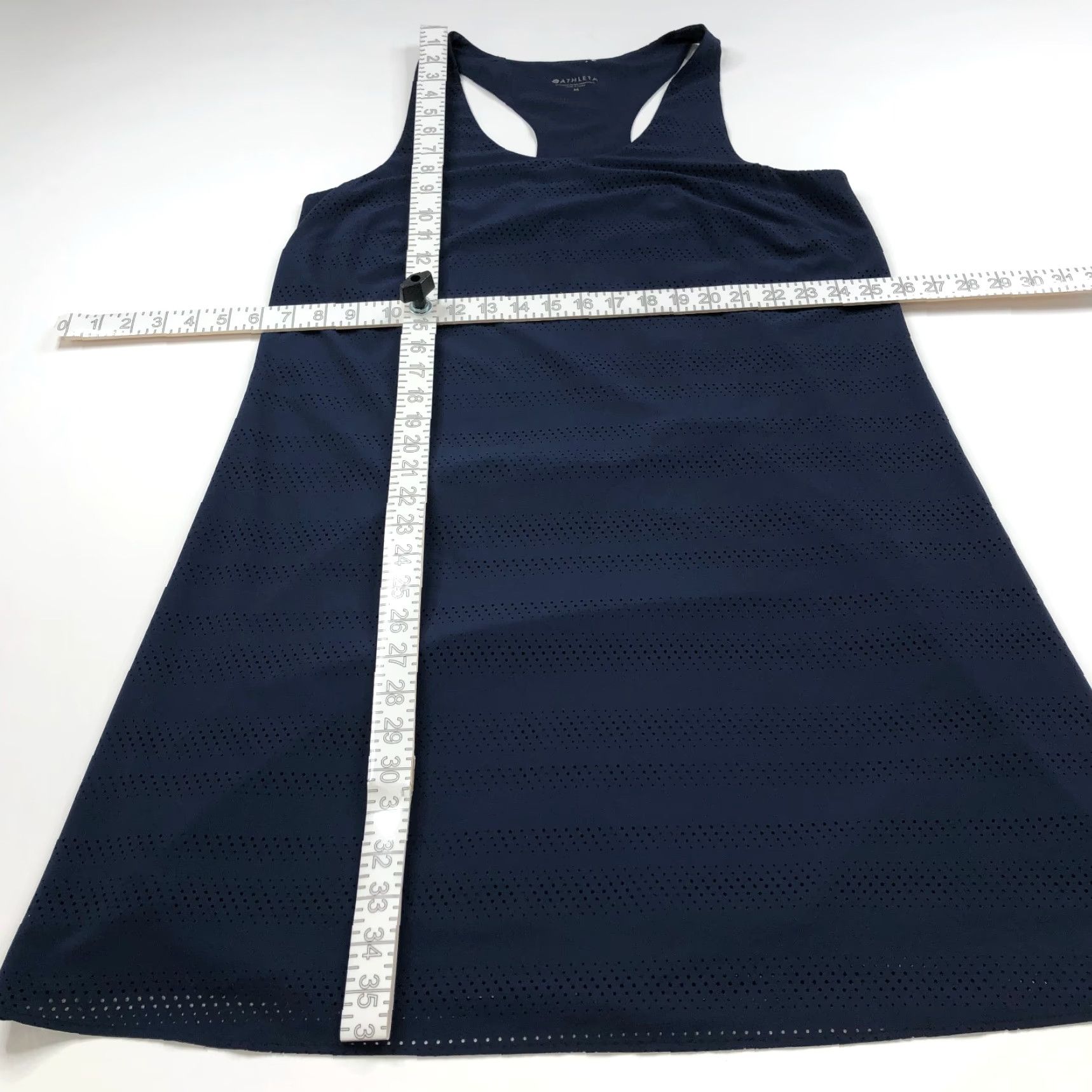 Athleta Athleta Tank Women M Blue Activewear Gym Tennis Pullover Racerback Sleeveless Striped Lightweight Athletic 446831 Size M / US 6-8 / IT 42-44 - 3 Thumbnail