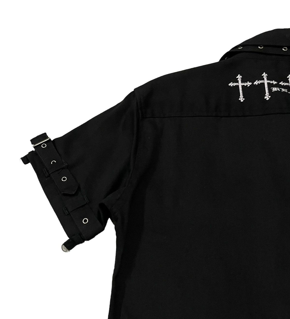 Le Grande Bleu (L.G.B.) Vintage Reach Keystation Bondage Punk Seditionaries Shirt Size US M / EU 48-50 / 2 - 16 Thumbnail