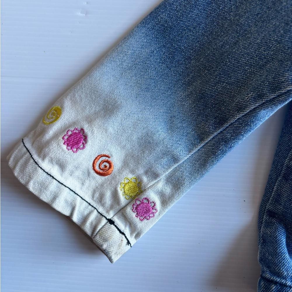 Designer Barbie Toddler Denim Jacket Size 3T Size US XXS / EU 40 - 2 Thumbnail