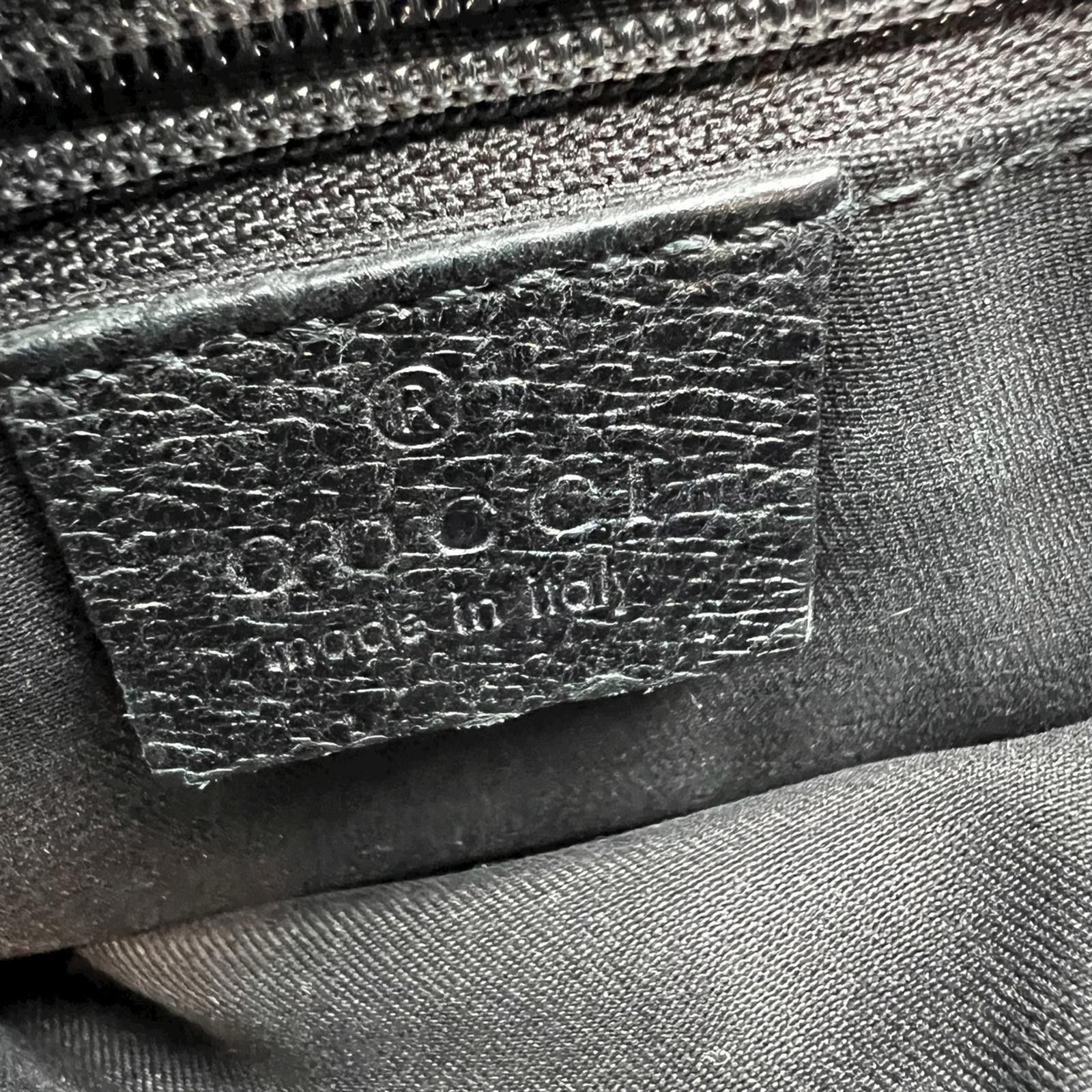 Gucci Gucci Black Monogram Waist Bag Size ONE SIZE - 9 Thumbnail