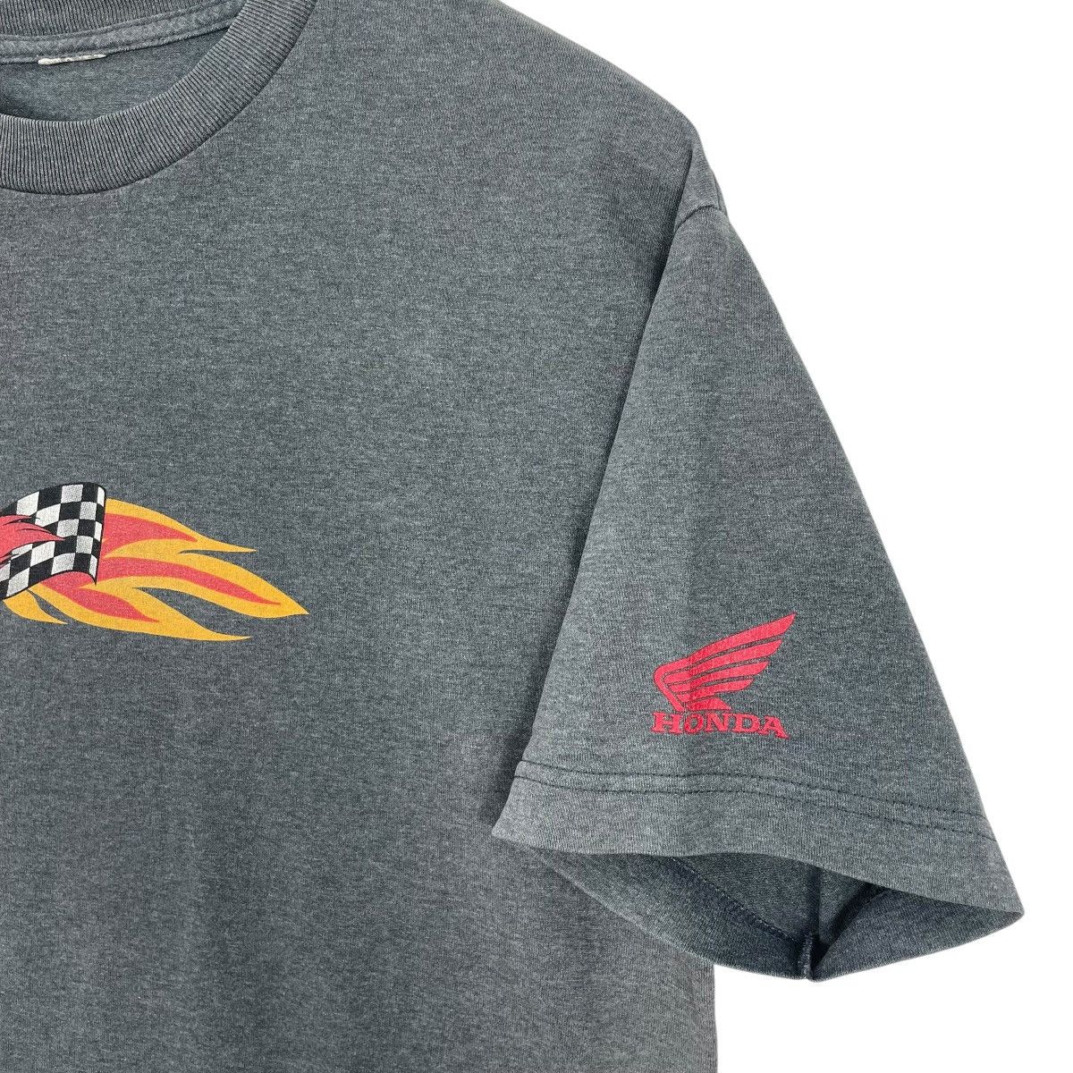 Japanese Brand Vintage Honda Fox Racing Team Tee Shirt Size US L / EU 52-54 / 3 - 3 Thumbnail