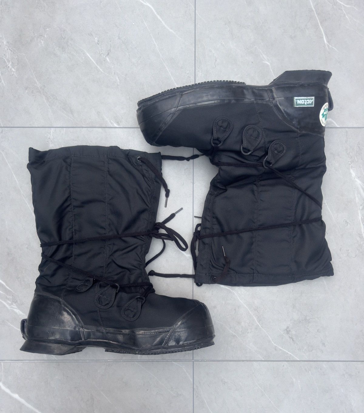 Vintage 1980s Vintage Rare Black Opium Mukluk Boots Size US 14 / EU 47 - 2 Thumbnail