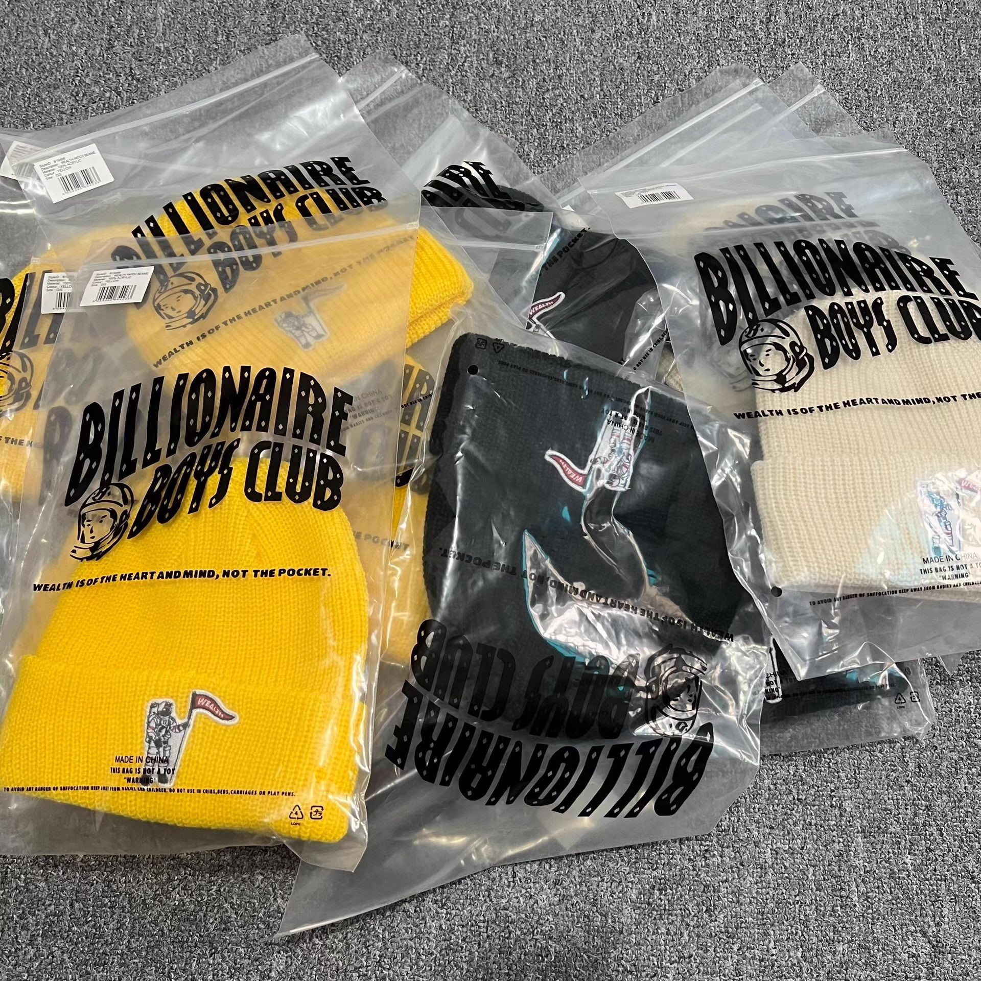 Billionaire Boys Club BBC EU Astronaut Embroidered Knit Beanie Q7 Size ONE SIZE - 3 Thumbnail