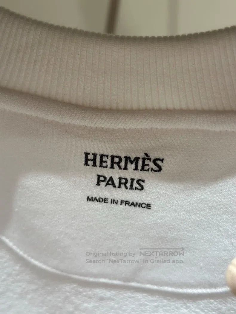 Hermes Hermes Turtleneck Sweatshirt White Size S / US 4 / IT 40 - 4 Thumbnail