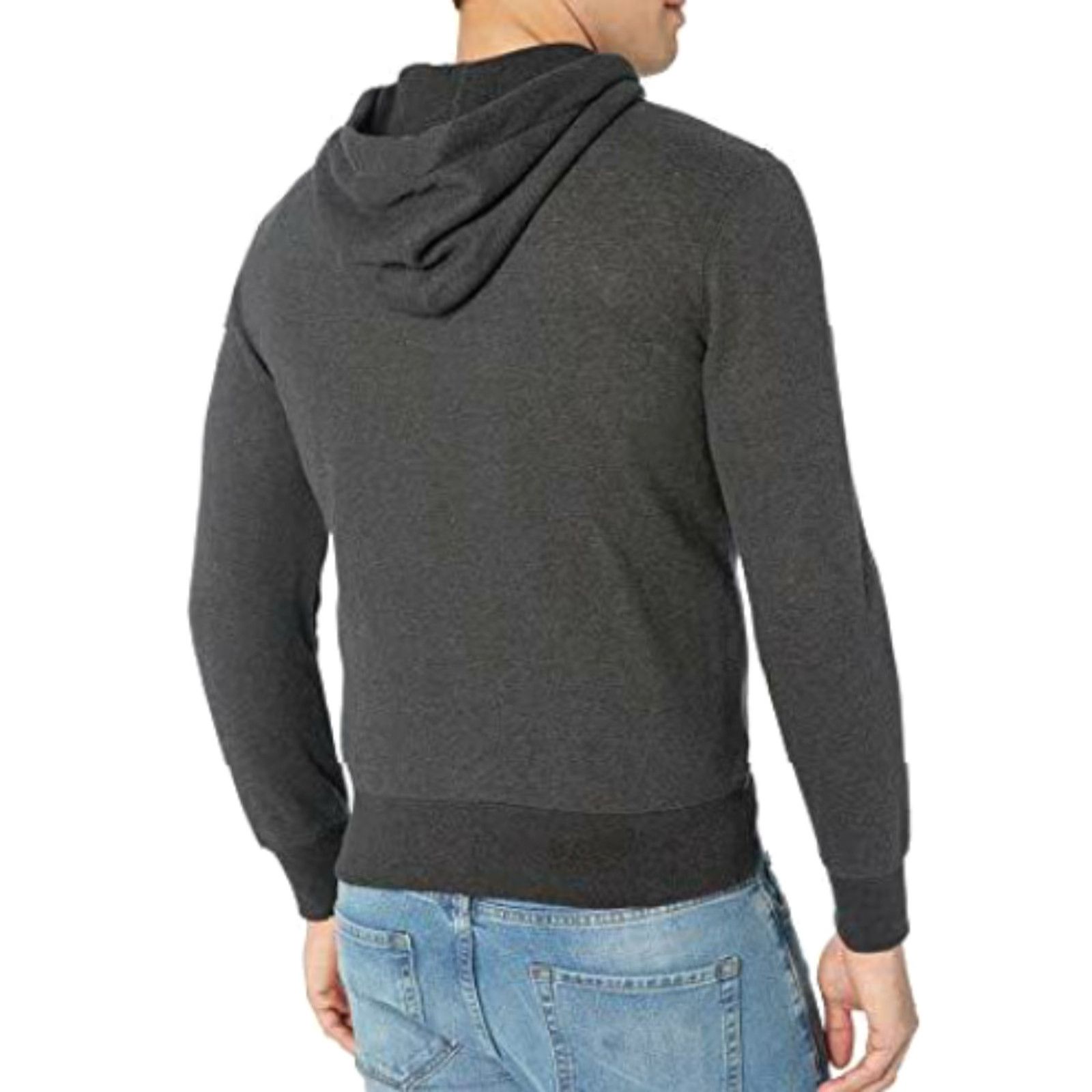 Tommy Hilfiger Tommy Hilfiger Full Zip Hooded Sweatshirt Mens Size S Charcoal Gray Cotton Blend Size US S / EU 44-46 / 1 - 2 Thumbnail