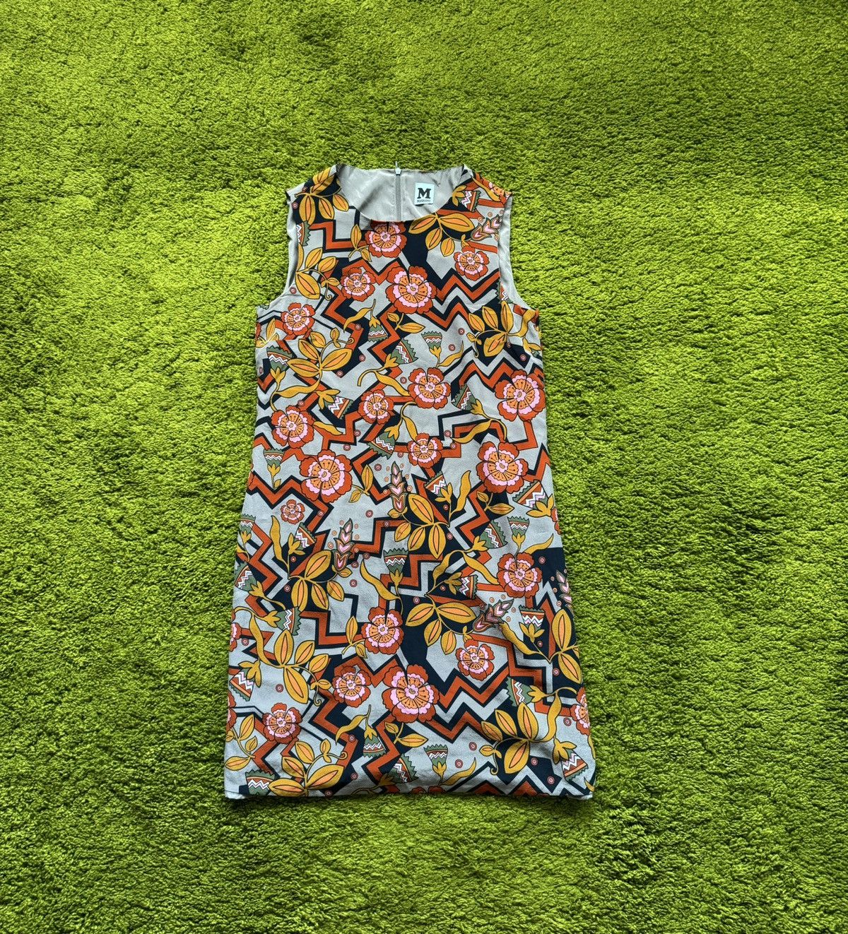 Designer × Missoni Missoni 100% silk floral pattern coloured dress Size M / US 6-8 / IT 42-44 - 1 Thumbnail