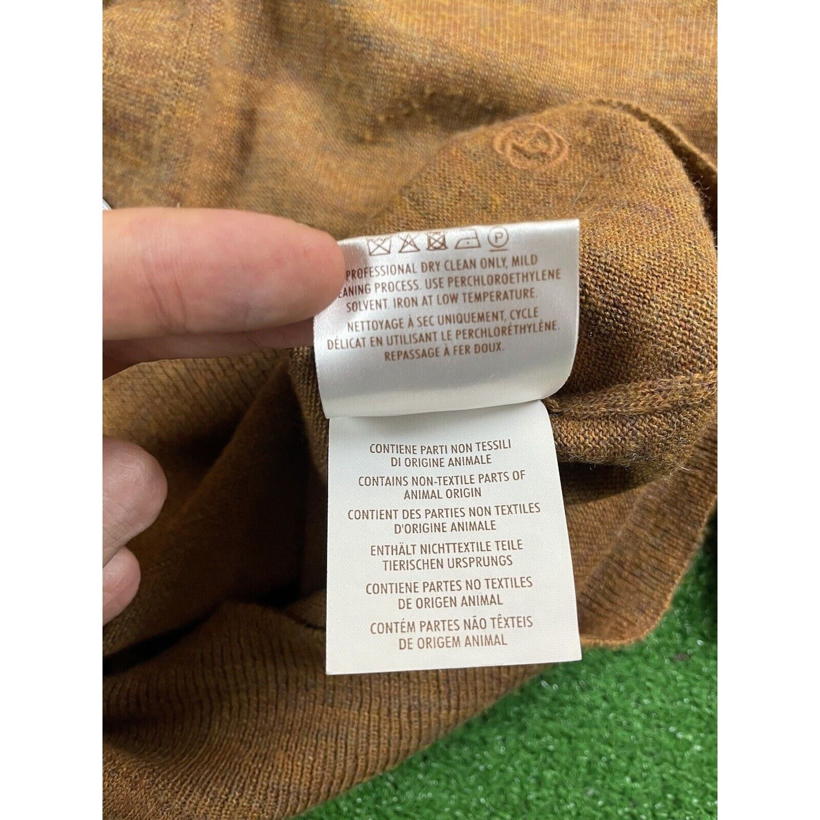 Gucci Gucci Alpaca Knit Orange Brown Small Cardigan Sweater Italy Size US M / EU 48-50 / 2 - 5 Thumbnail