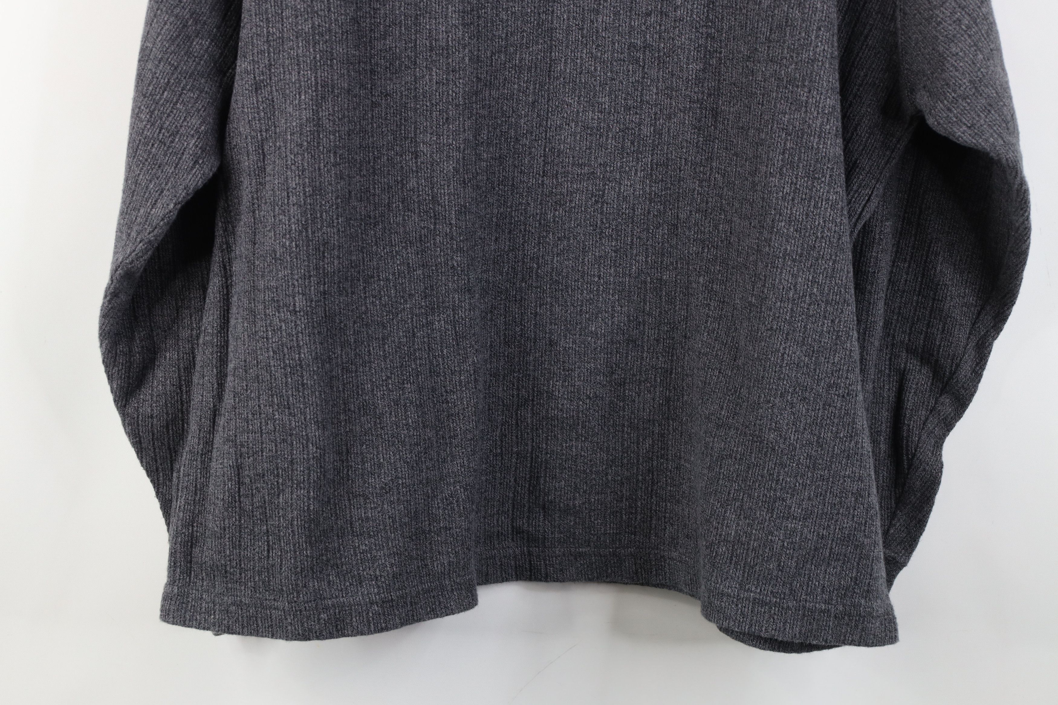 Vintage Vintage 90s Streetwear Ribbed Knit Long Sleeve T-Shirt Size US L / EU 52-54 / 3 - 11 Thumbnail