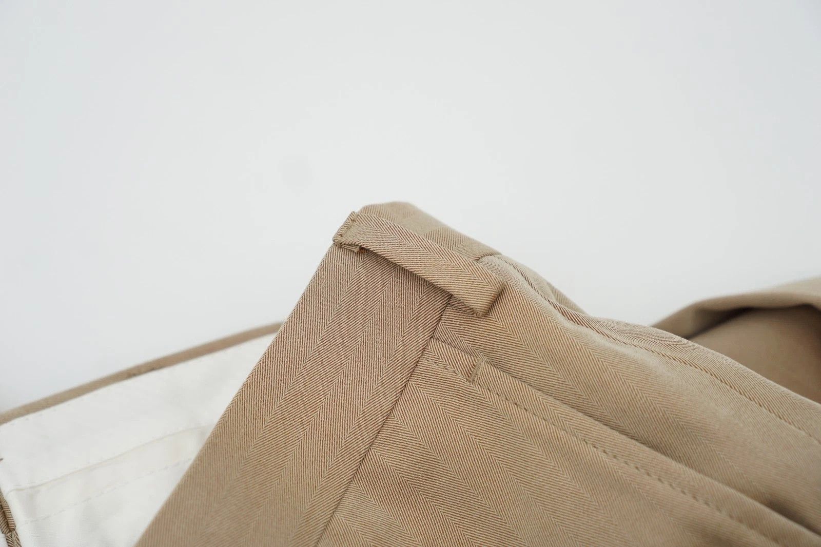 Suitsupply Men Suitsupply Pants Cotton Soho Beige Size UK/US38 Size 38R - 4 Thumbnail