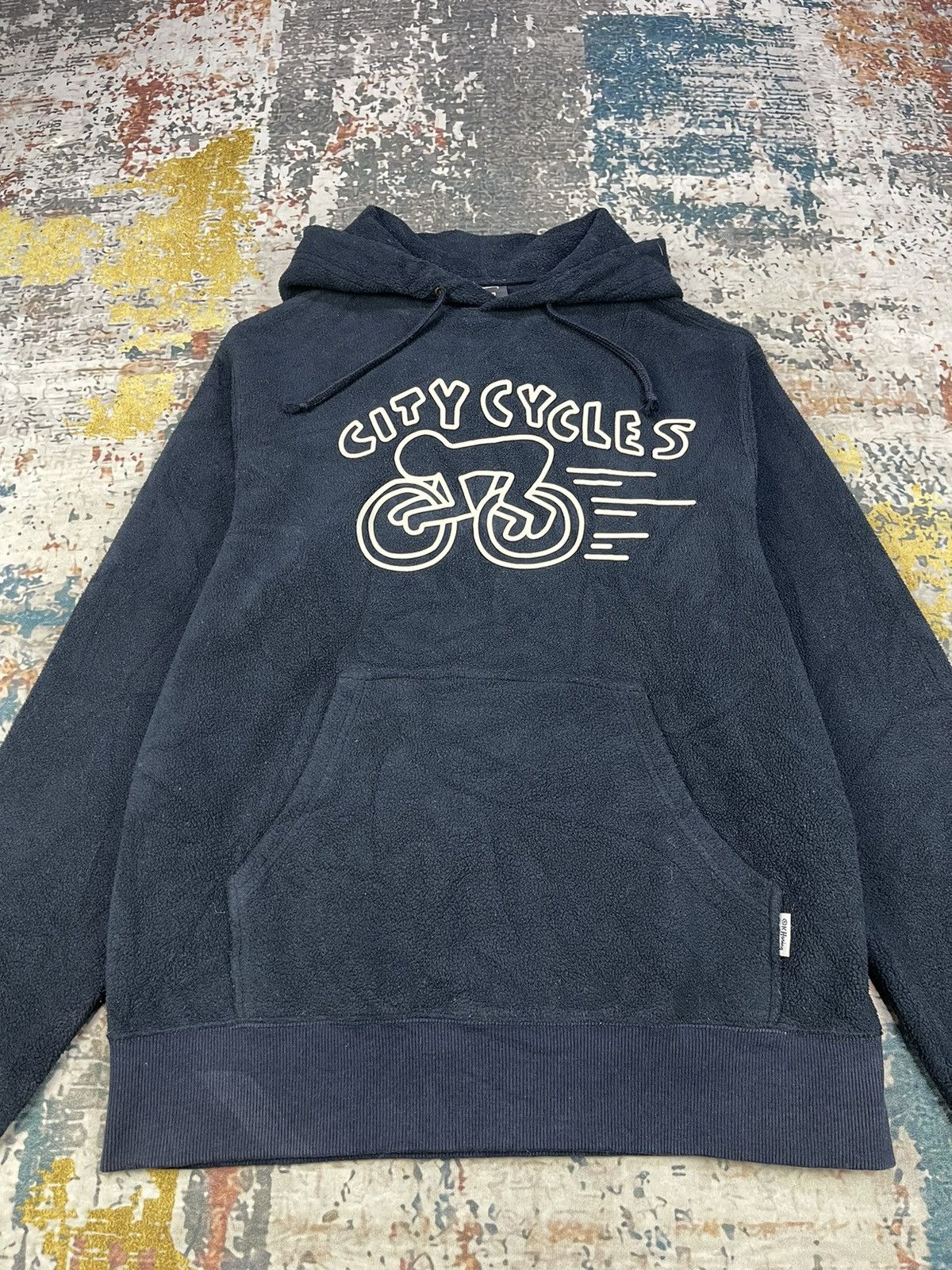 Keith Haring Vintage Keith Haring Human City Cycles Hoodies Size US S / EU 44-46 / 1 - 2 Thumbnail
