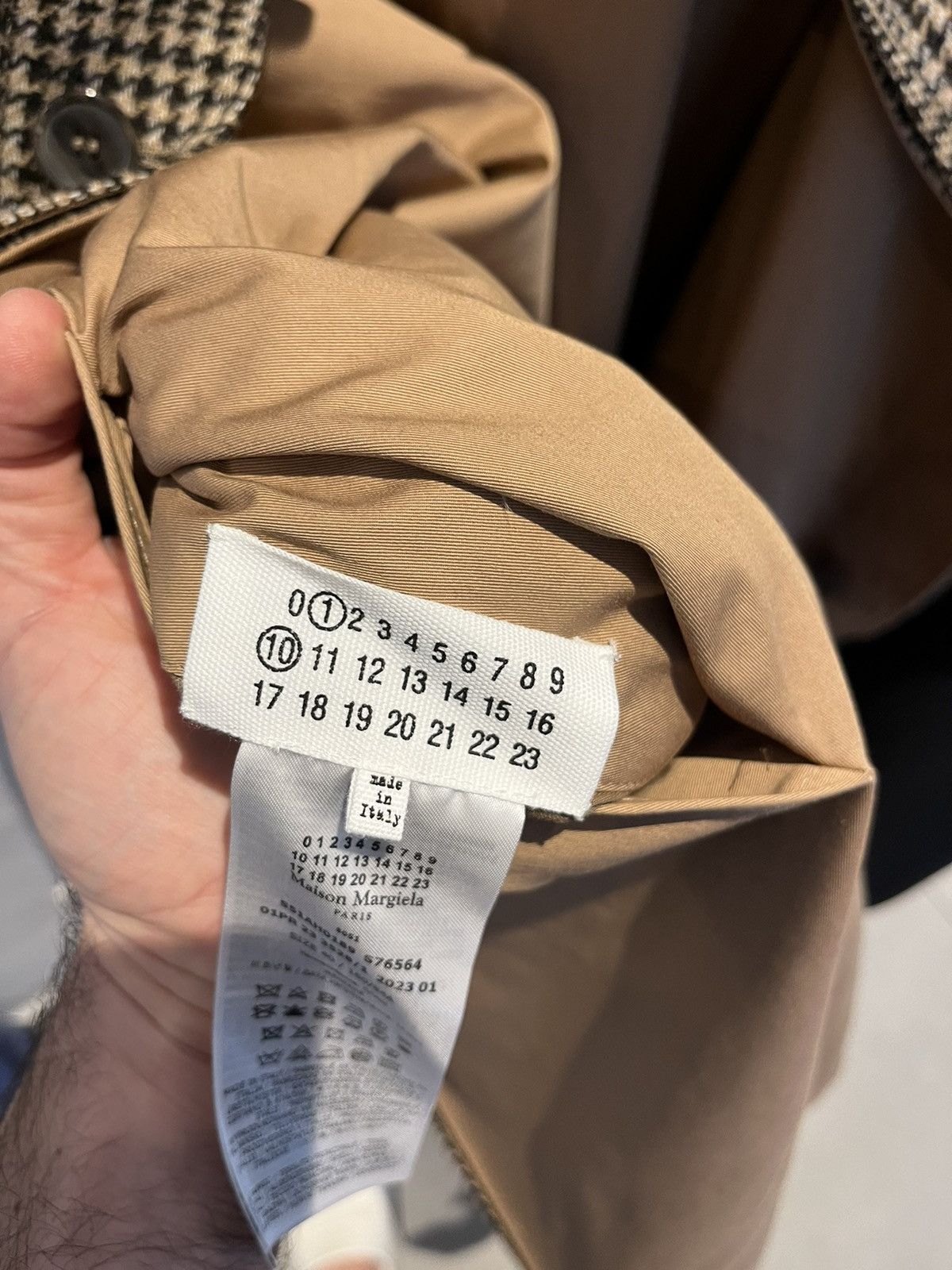 Maison Margiela Maison Margiela Check reversible raglan trench Size US L / EU 52-54 / 3 - 14 Thumbnail