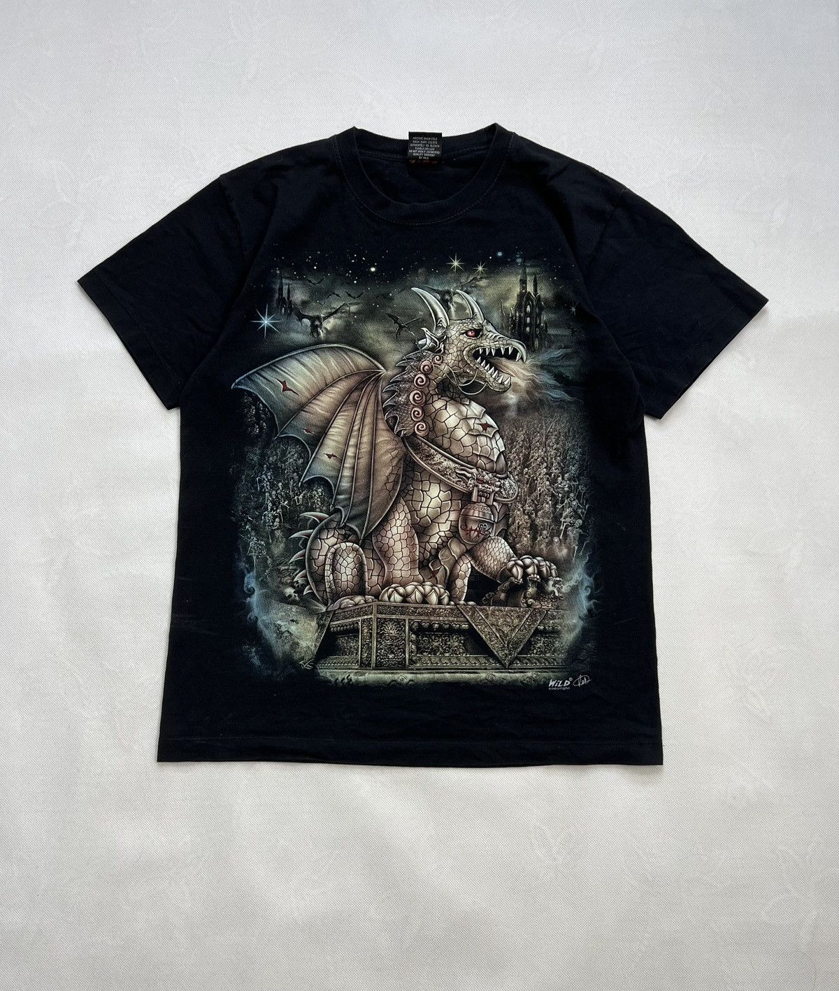 Vintage Tshirt Wild Dragon vintage print Size US M / EU 48-50 / 2 - 1 Thumbnail