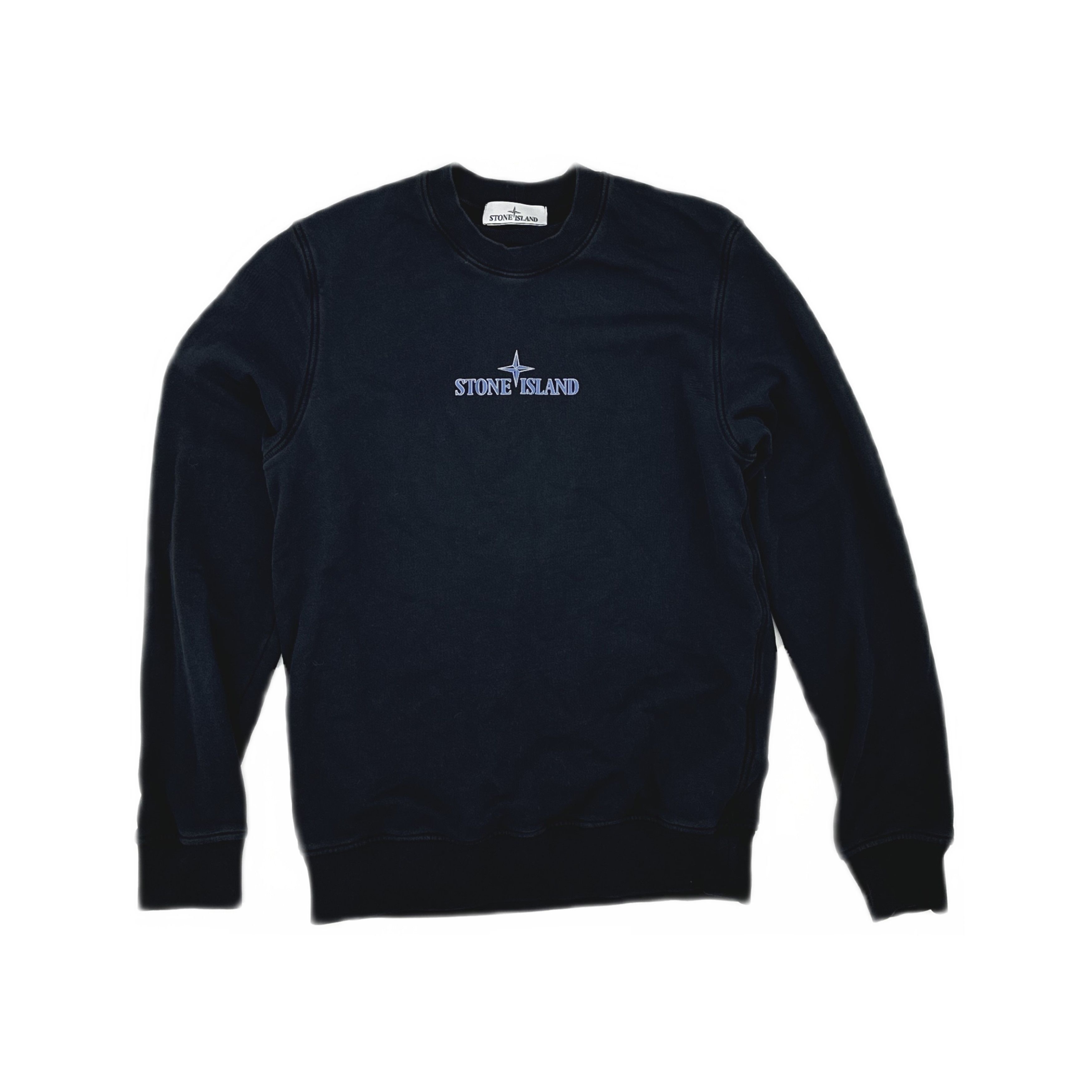 Stone Island Stone Island Embroidered Logo Sweatshirt Black Size M Size US M / EU 48-50 / 2 - 1 Thumbnail