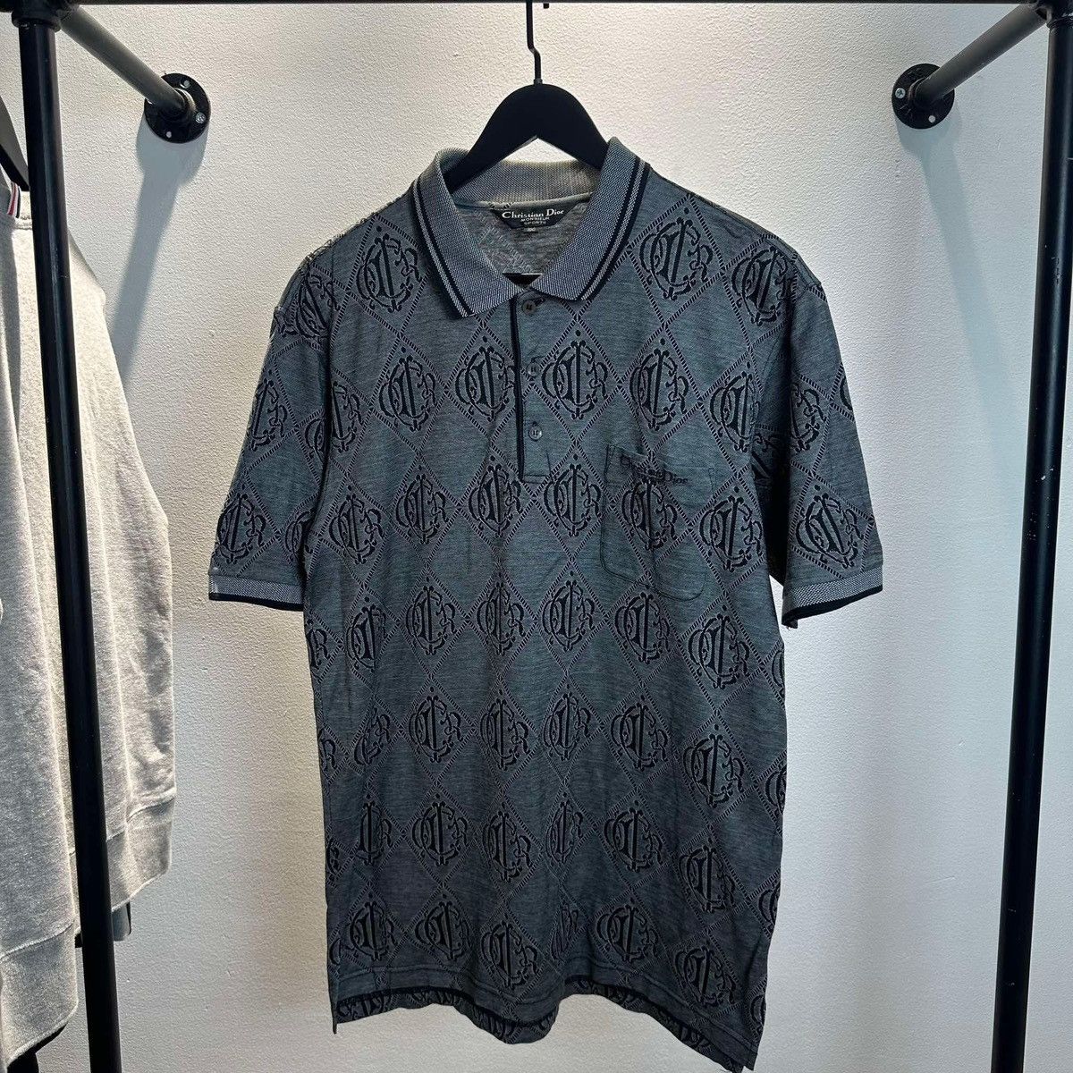 Christian Dior Monsieur × Designer × Dior DIOR MONOGRAM POLO SHIRT Size US L / EU 52-54 / 3 - 1 Thumbnail