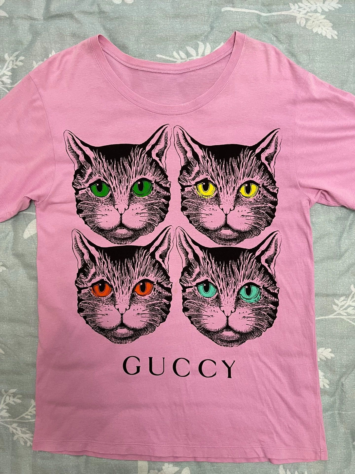 Gucci Gucci Pink Oversize Basic Tee S Unisex Size US S / EU 44-46 / 1 - 1 Thumbnail