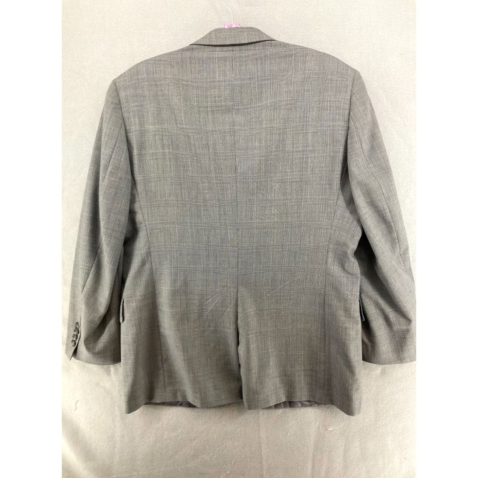 Hart Schaffner Marx Hart Schaffner Marx Jacket Mens Houndstooth Sport Coat Size 42 Gray Wool Plaid Size US XS / EU 42 / 0 - 6 Thumbnail