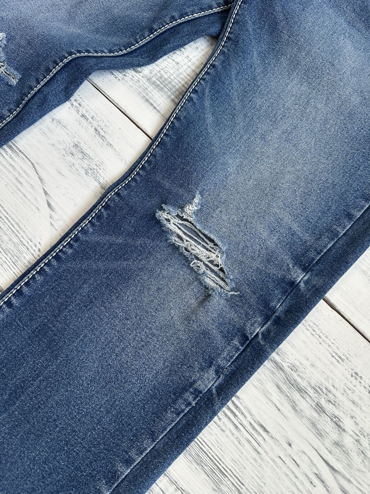 True Religion TRUE RELIGION Ricky Relaxed Straight Blue Jeans Pants sz 32 Size US 32 / EU 48 - 11 Thumbnail