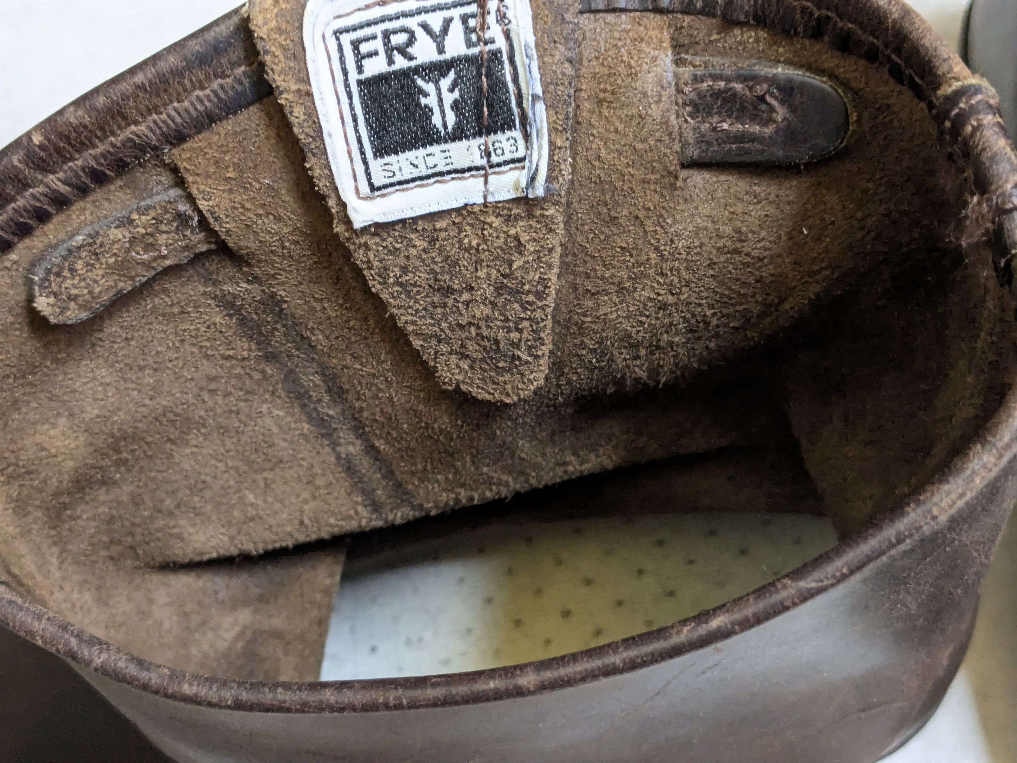 Frye Frye Engineer Boots Brown 12 M Leather Buckle Strap USA Size US 12 / EU 45 - 8 Thumbnail