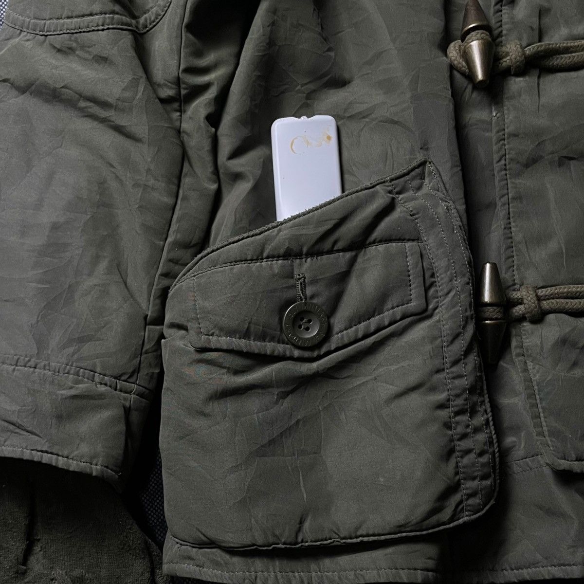 14th Addiction 🇯🇵 SLY CHINESE RACOON DOG FUR DUFFLE JACKET Size US S / EU 44-46 / 1 - 7 Thumbnail