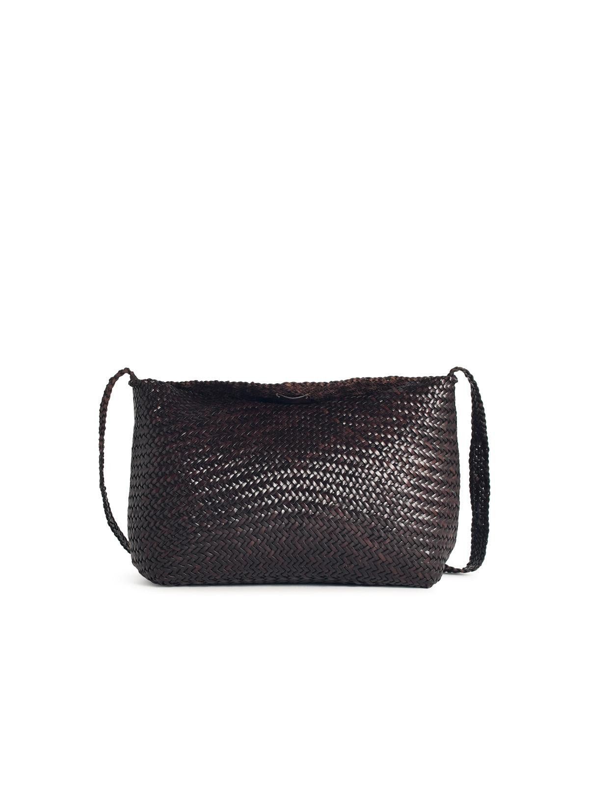 DRAGON DIFFUSION 'Santa Marta' Dark Brown Leather Bag