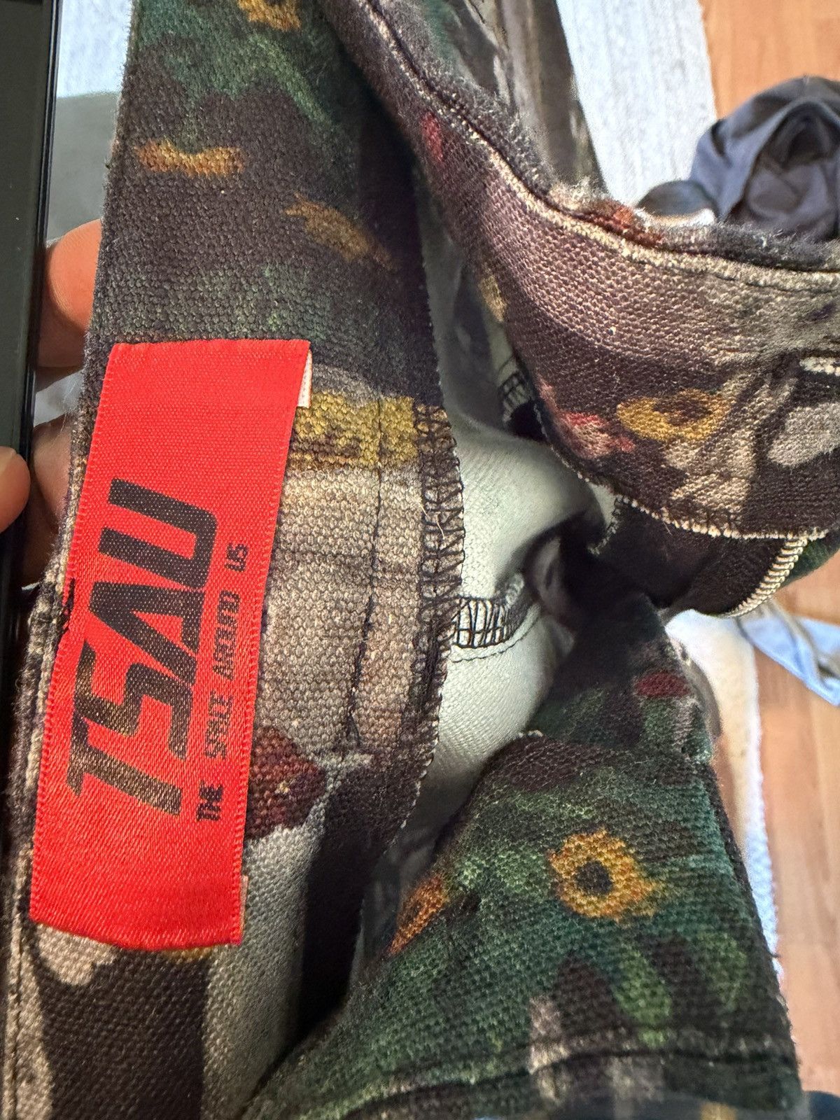 Other TSAU Black Printed Trousers Size US 34 / EU 50 - 5 Thumbnail