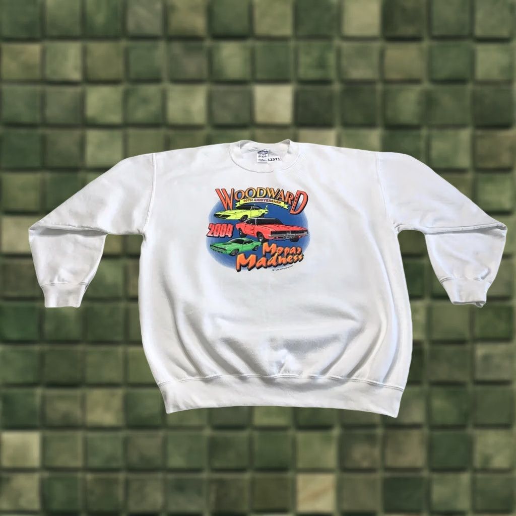 Gildan VINTAGE Y2K 2004 Neon Woodward 10th Anniversary Graphic Sweatshirt Mens XL-12571 Size US XL / EU 56 / 4 - 1 Thumbnail