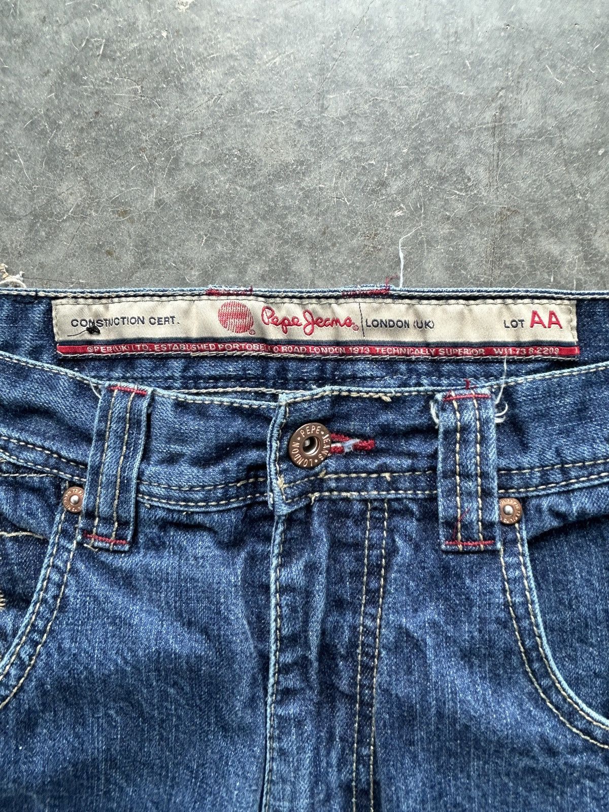 Pepe Jeans Vintage Y2K Pepe Jeans Double Knee Jeans Baggy Fit Size US 36 / EU 52 - 4 Thumbnail