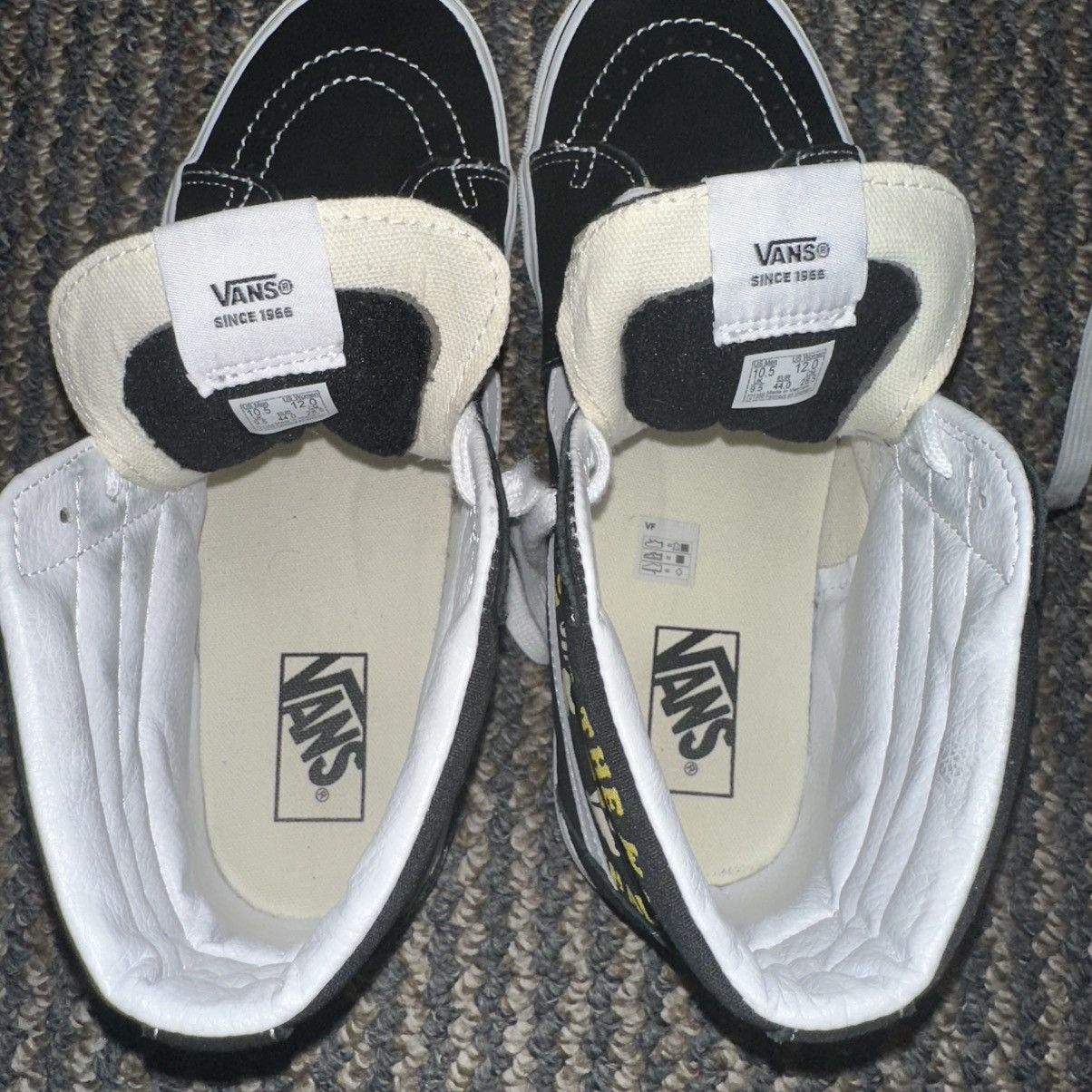 Vans × Zumiez Vans Sk8-Hi Better Day Black & White Skate Shoes Size US 10.5 / EU 43-44 - 8 Thumbnail
