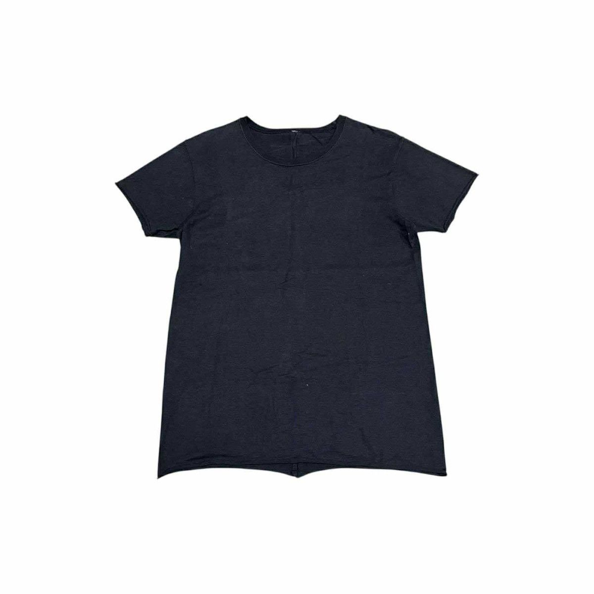 If Six Was Nine 🔥Y2K Black Asymmetric Stitch Raw Edge Shirt Rick Owens Style Size US S / EU 44-46 / 1 - 1 Thumbnail