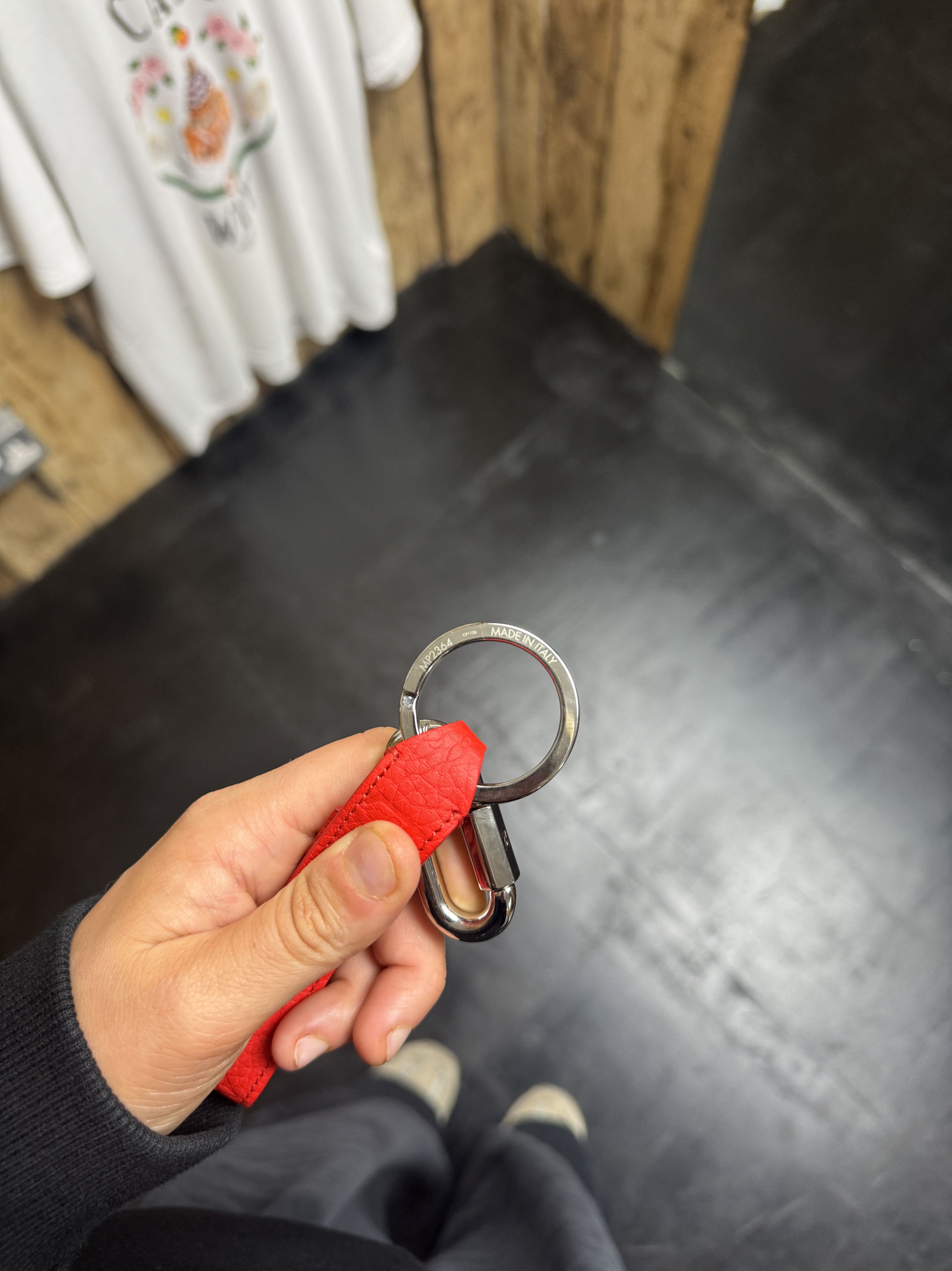 Louis Vuitton Louis Vuitton Mens Red Harness Dragonne Bag Charm Red Size ONE SIZE - 9 Thumbnail