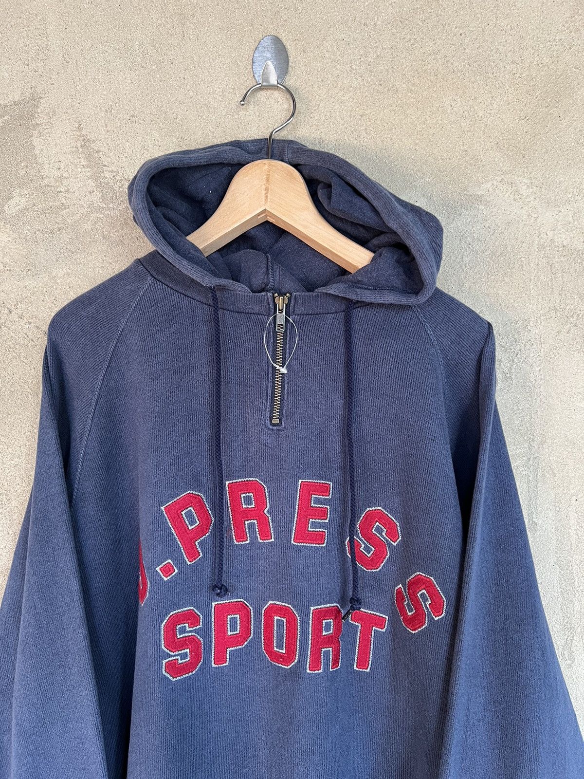 J. Press Vintage J.press Sport Spell Out Hoodies Size US M / EU 48-50 / 2 - 3 Thumbnail