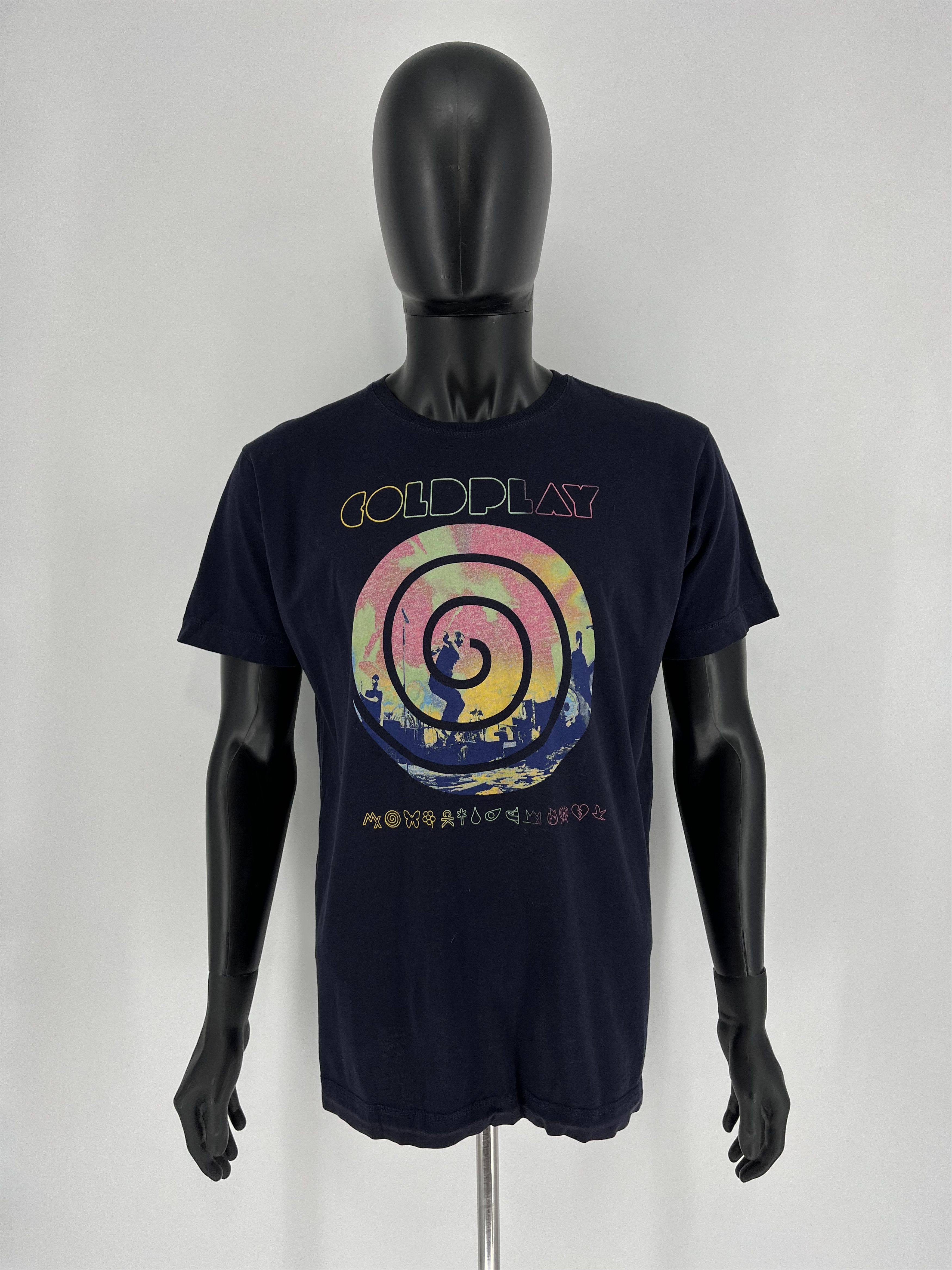 Band Tees Vintage Y2K Coldplay T Shirt Mylo Xyloto 2012 Size US L / EU 52-54 / 3 - 3 Thumbnail